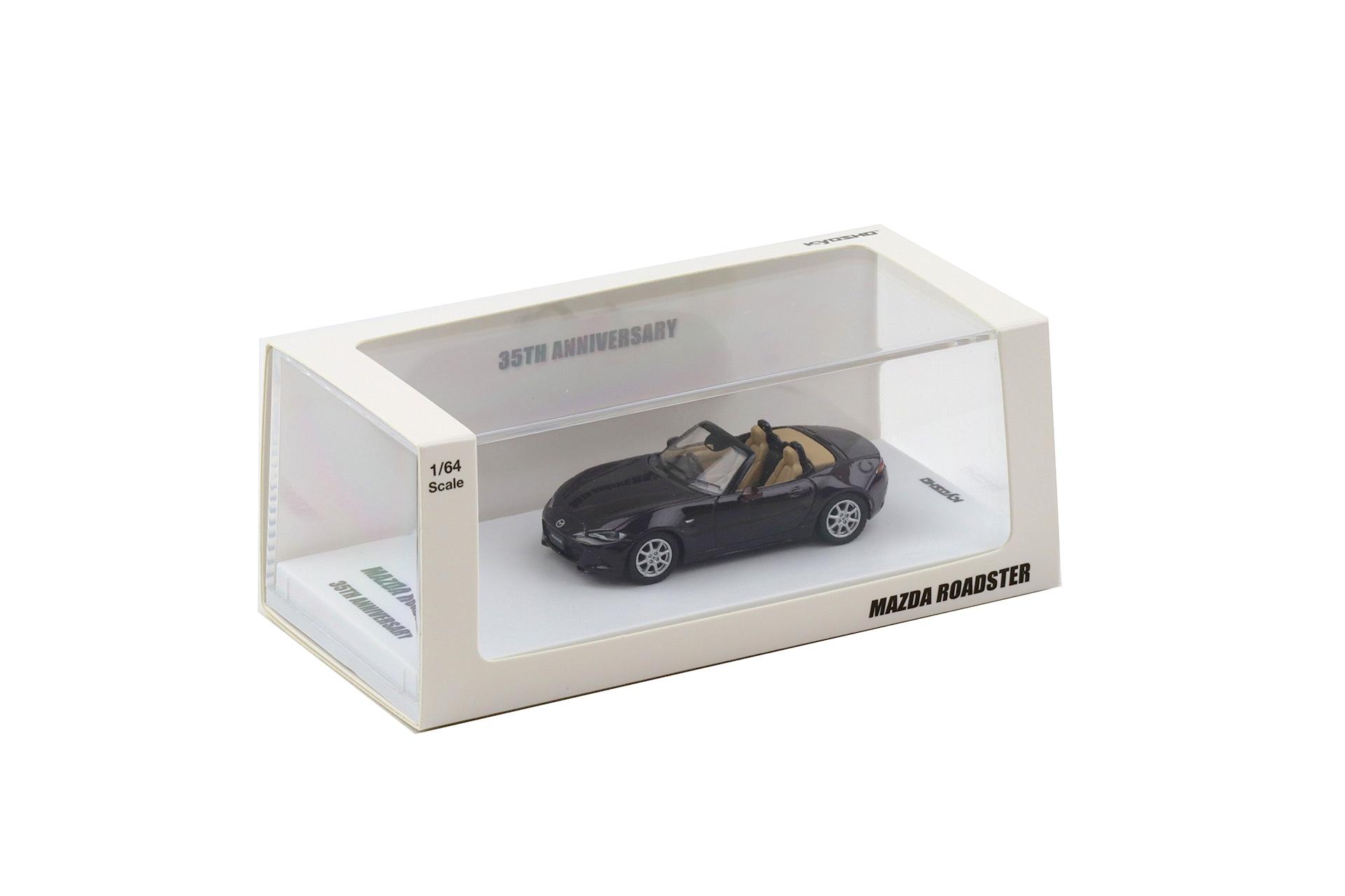 1:64 Kyosho Mazda MX-5 Roadster 35th Anniversary dark red 07132WR