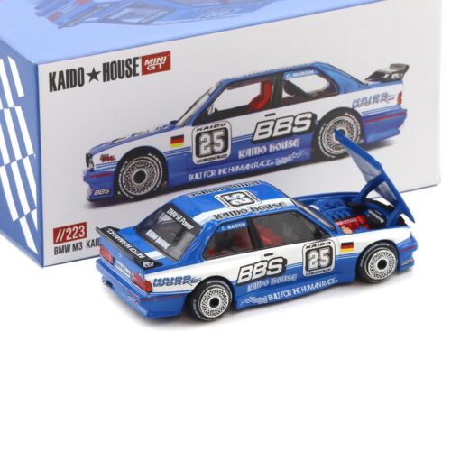 1:64 TSM Mini GT Kaido House BMW M3 E30 Kaido Touring Champ V1 BBS KHMG223