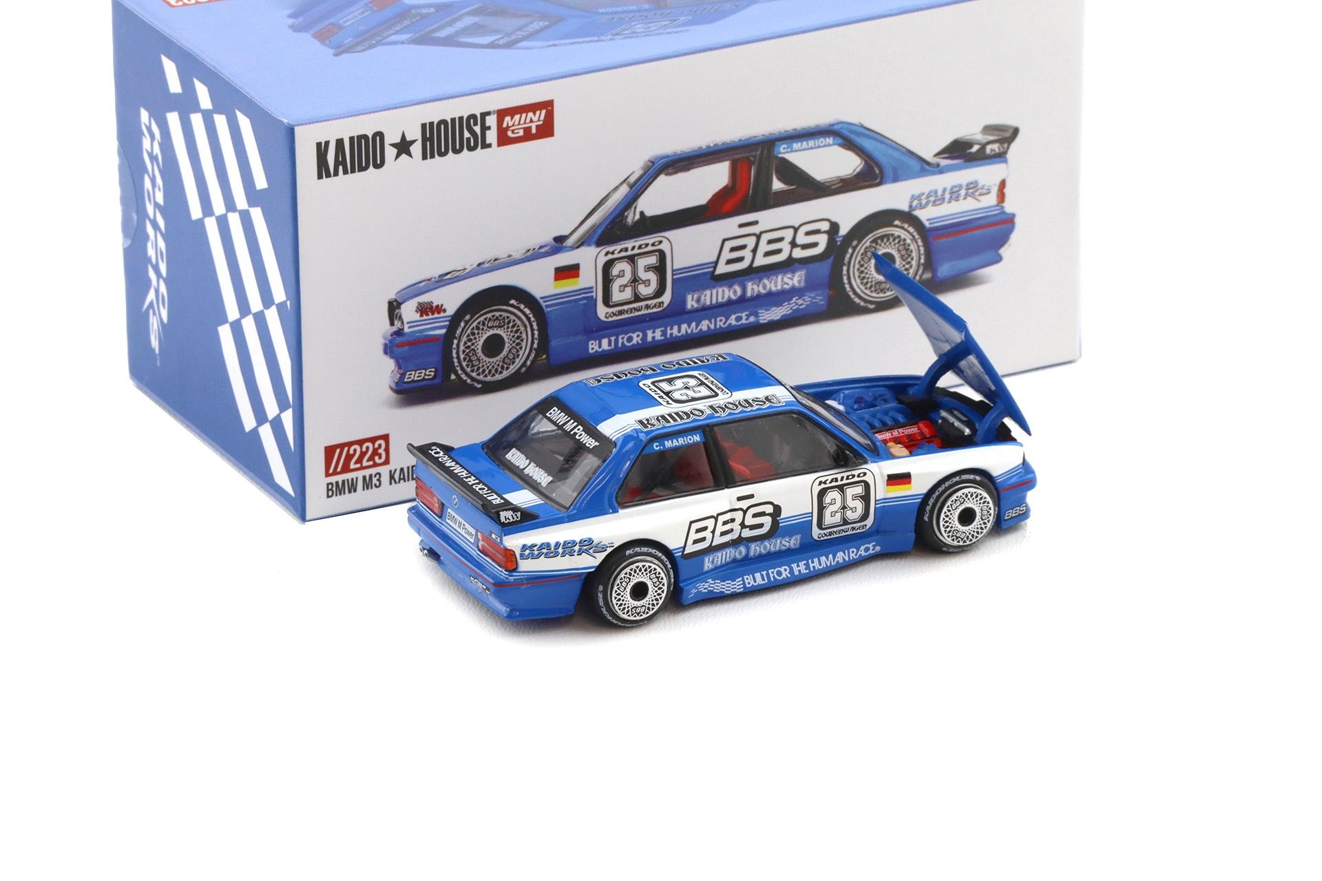 1:64 TSM Mini GT Kaido House BMW M3 E30 Kaido Touring Champ V1 BBS KHMG223