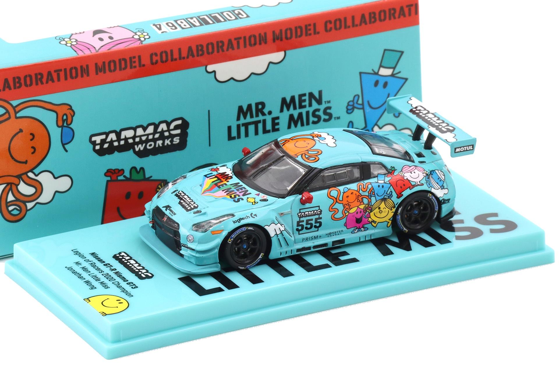 ID 111888 orig.jpg 1:64 Tarmac Works Nissan GT-R Nismo GT3 Legion of Racers 2020 Champ Mr. Men Little Miss
