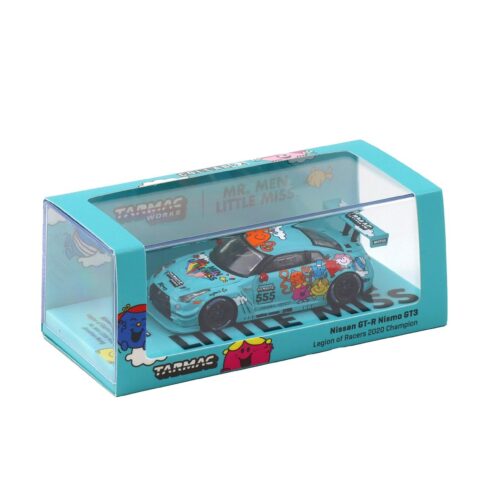 1:64 Tarmac Works Nissan GT-R Nismo GT3 Legion of Racers 2020 Champ Mr. Men Little Miss