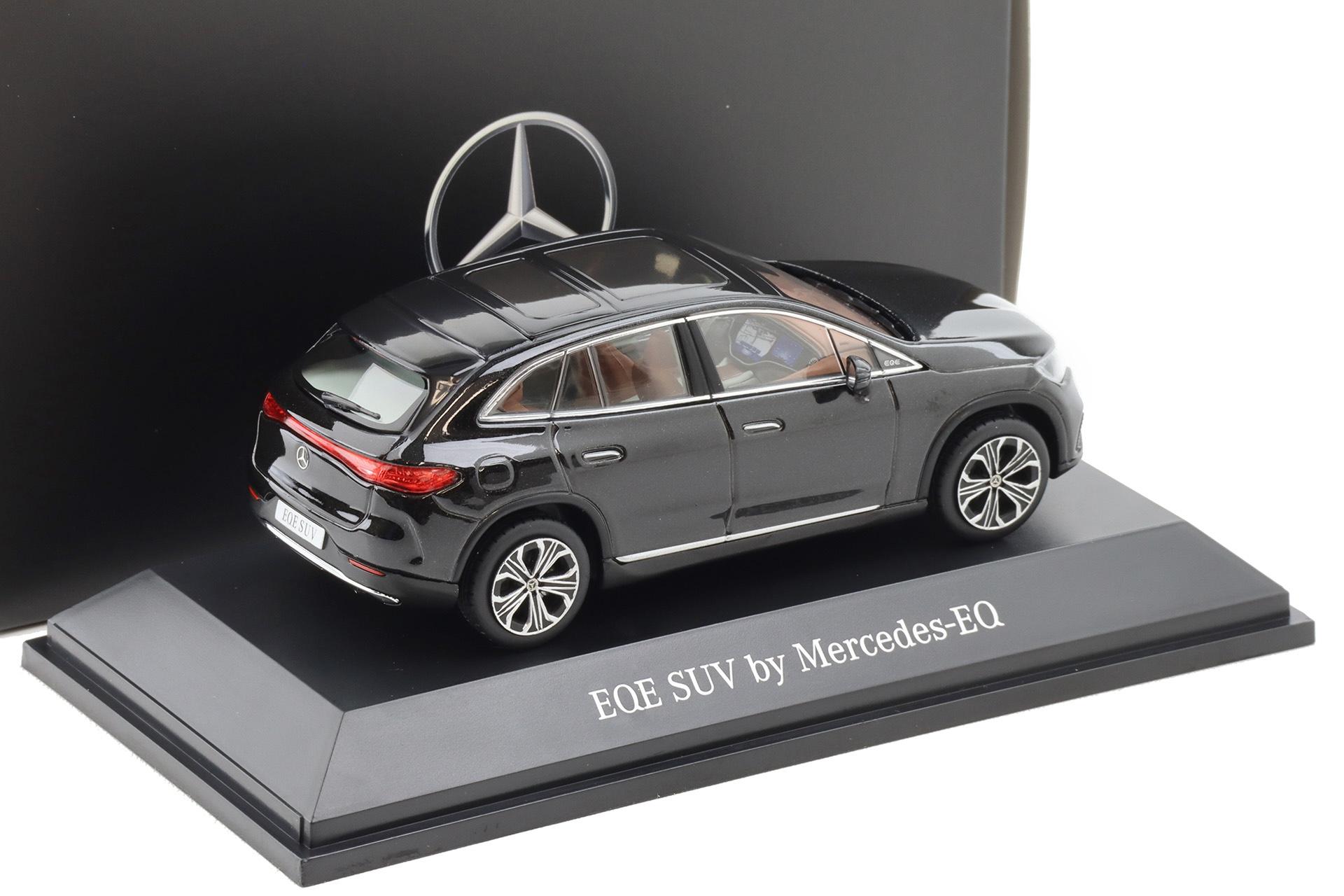 1:43 Spark Mercedes EQE SUV X294 Electric Art Line obsidian black DEALER VERSION