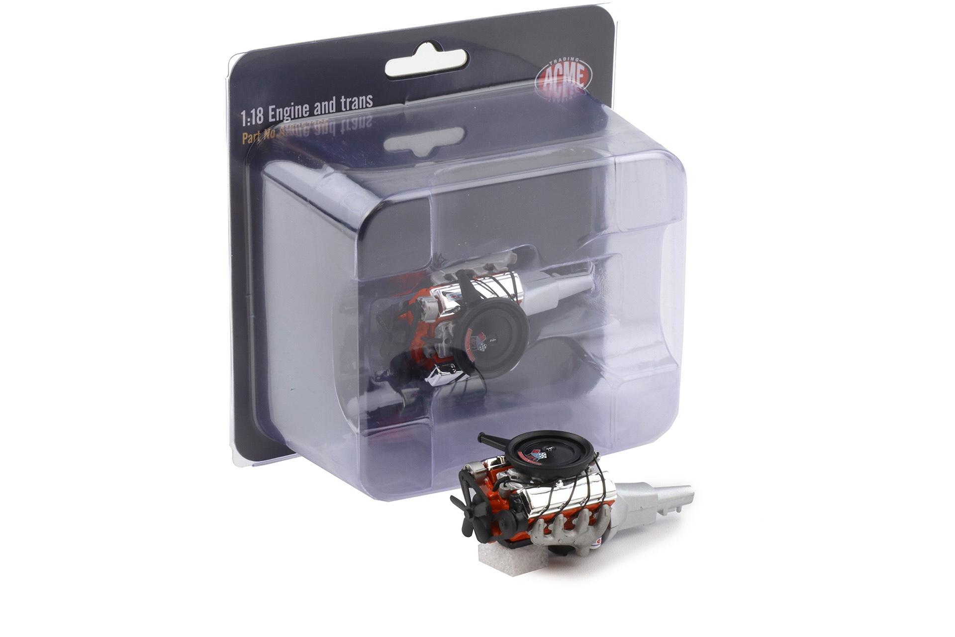 1:18 ACME Chevrolet Camaro 427 Motor & Getriebe Engine and trans A1805736E