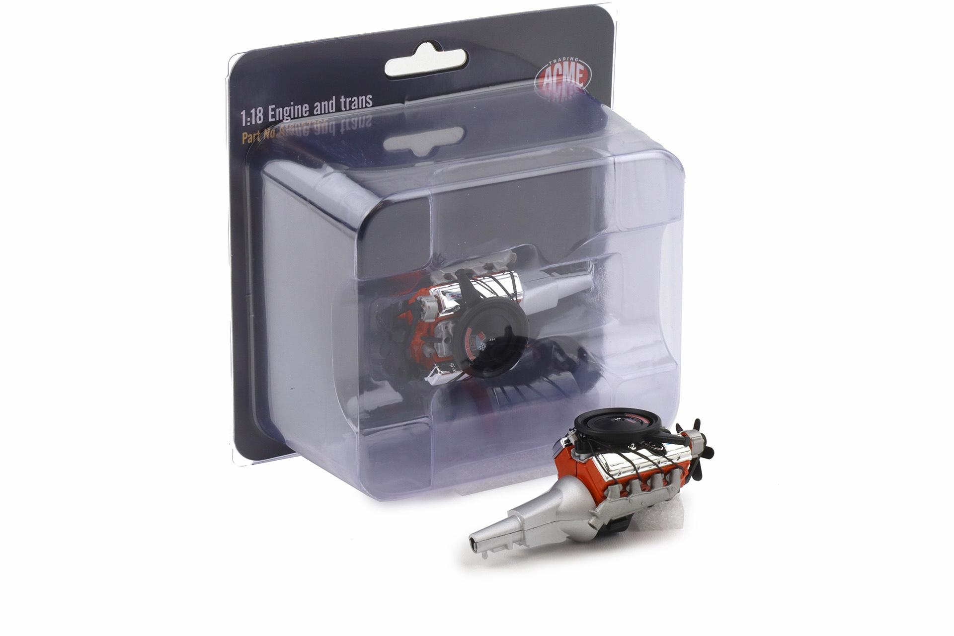 1:18 ACME Chevrolet Camaro 427 Motor & Getriebe Engine and trans A1805736E