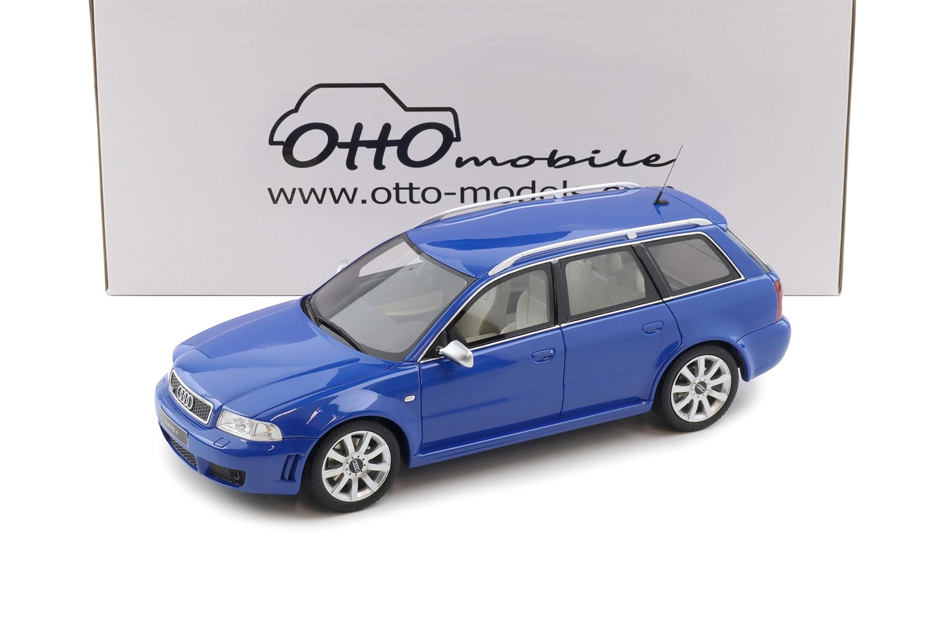 1:18 OTTO mobile OT1272 Audi RS4 Avant B5 Nogaro blue 2000