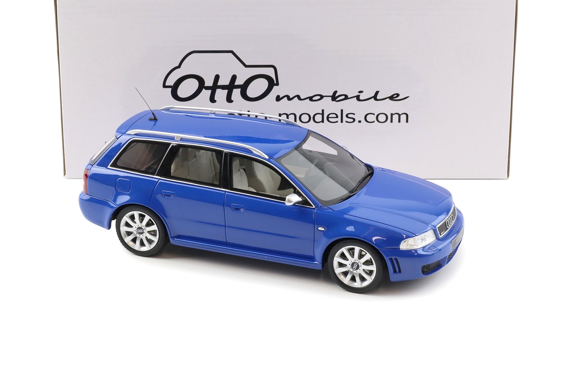 1:18 OTTO mobile OT1272 Audi RS4 Avant B5 Nogaro blue 2000