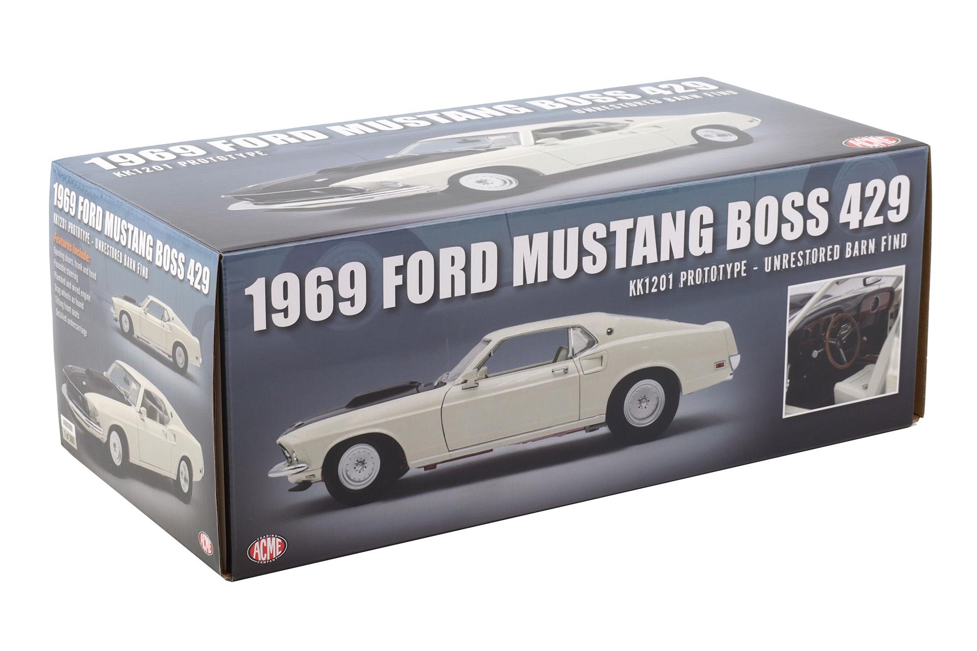 1:18 ACME 1969 Ford Mustang Boss 429 KK1201 Prototype Unrestored