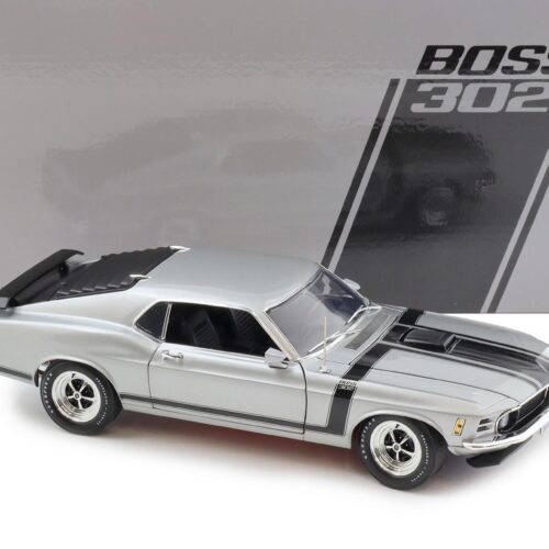 1:18 ACME 1970 Ford Mustang Boss 302 Coupe Special Order light grey A1801893