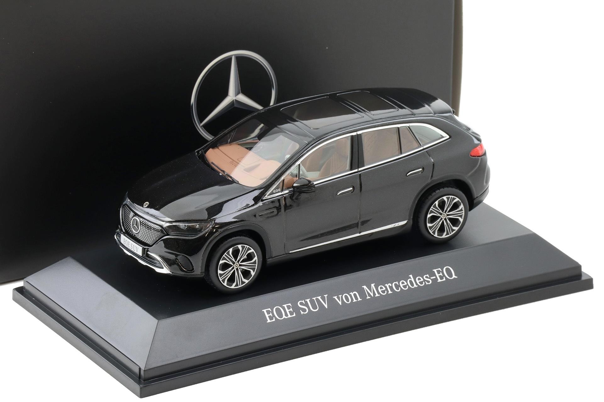 1:43 Spark Mercedes EQE SUV X294 Electric Art Line obsidian black DEALER VERSION