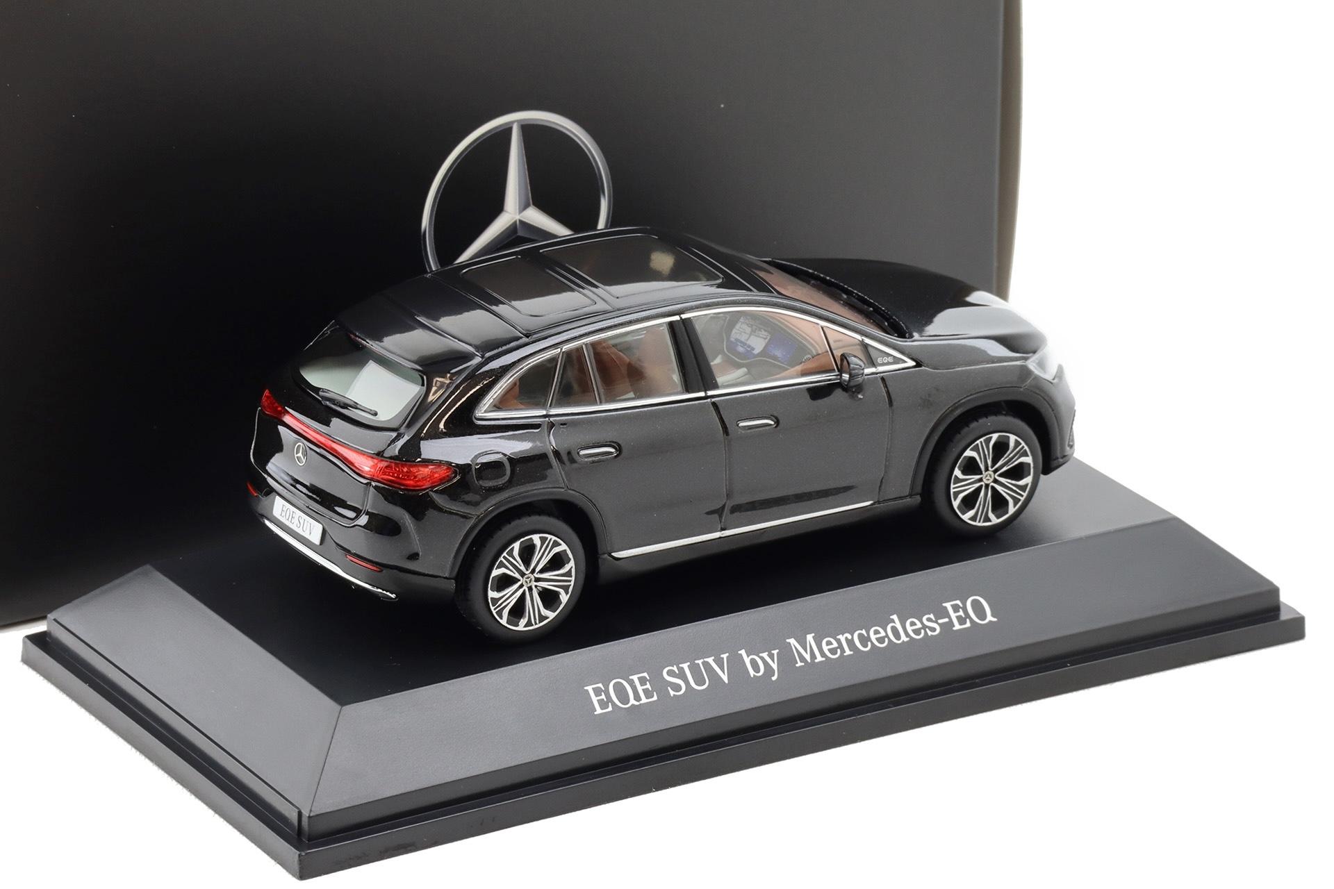 1:43 Spark Mercedes EQE SUV X294 Electric Art Line obsidian black DEALER VERSION