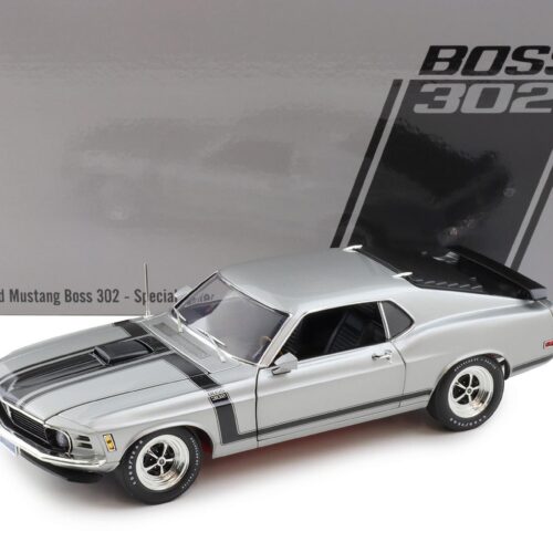 1:18 ACME 1970 Ford Mustang Boss 302 Coupe Special Order light grey A1801893