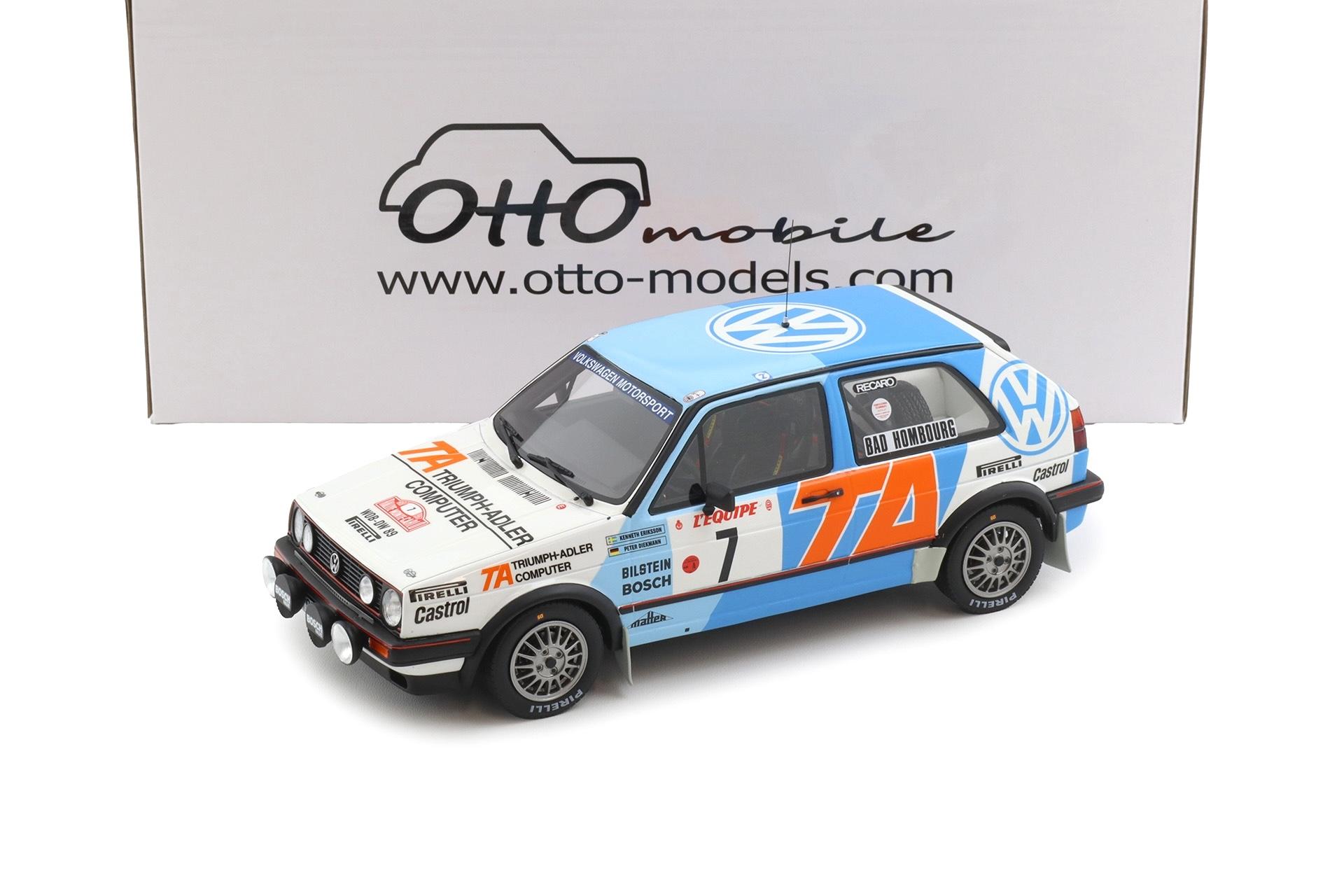 1:18 OTTO mobile OT852 VW Golf 2 GTI 16V GR.A #7 Monte Carlo 1987