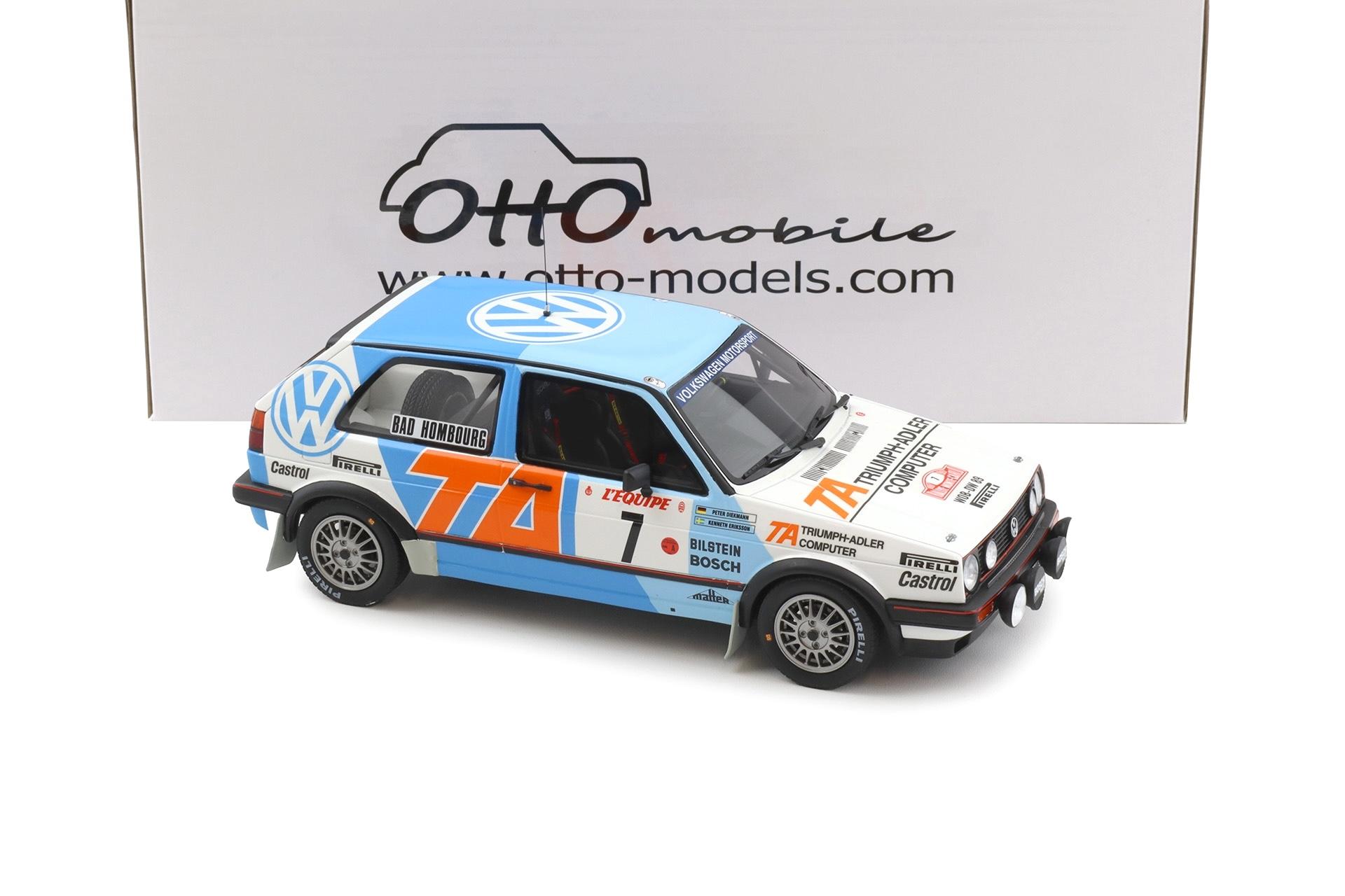 1:18 OTTO mobile OT852 VW Golf 2 GTI 16V GR.A #7 Monte Carlo 1987
