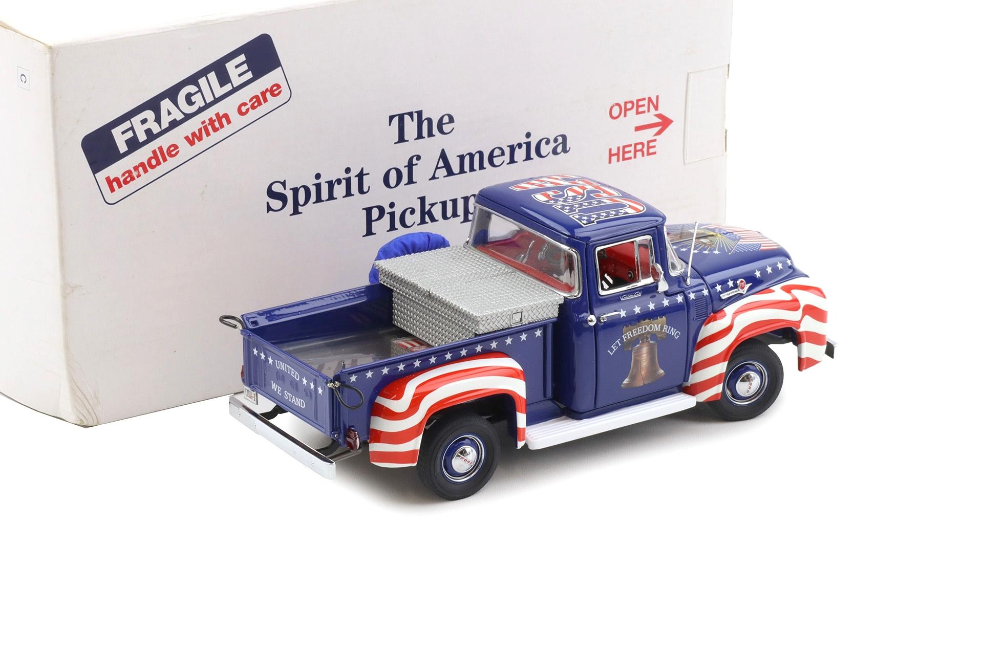 1:24 Danbury Mint 1956 Ford F-100 Pickup The Spirit of America Pickup