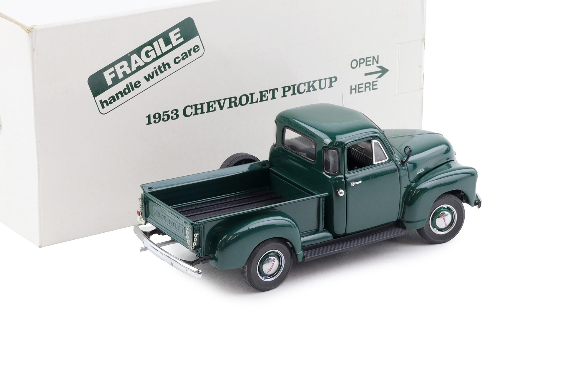 1:24 Danbury Mint 1953 Chevrolet 3100 Half-Ton Pickup Juniper green