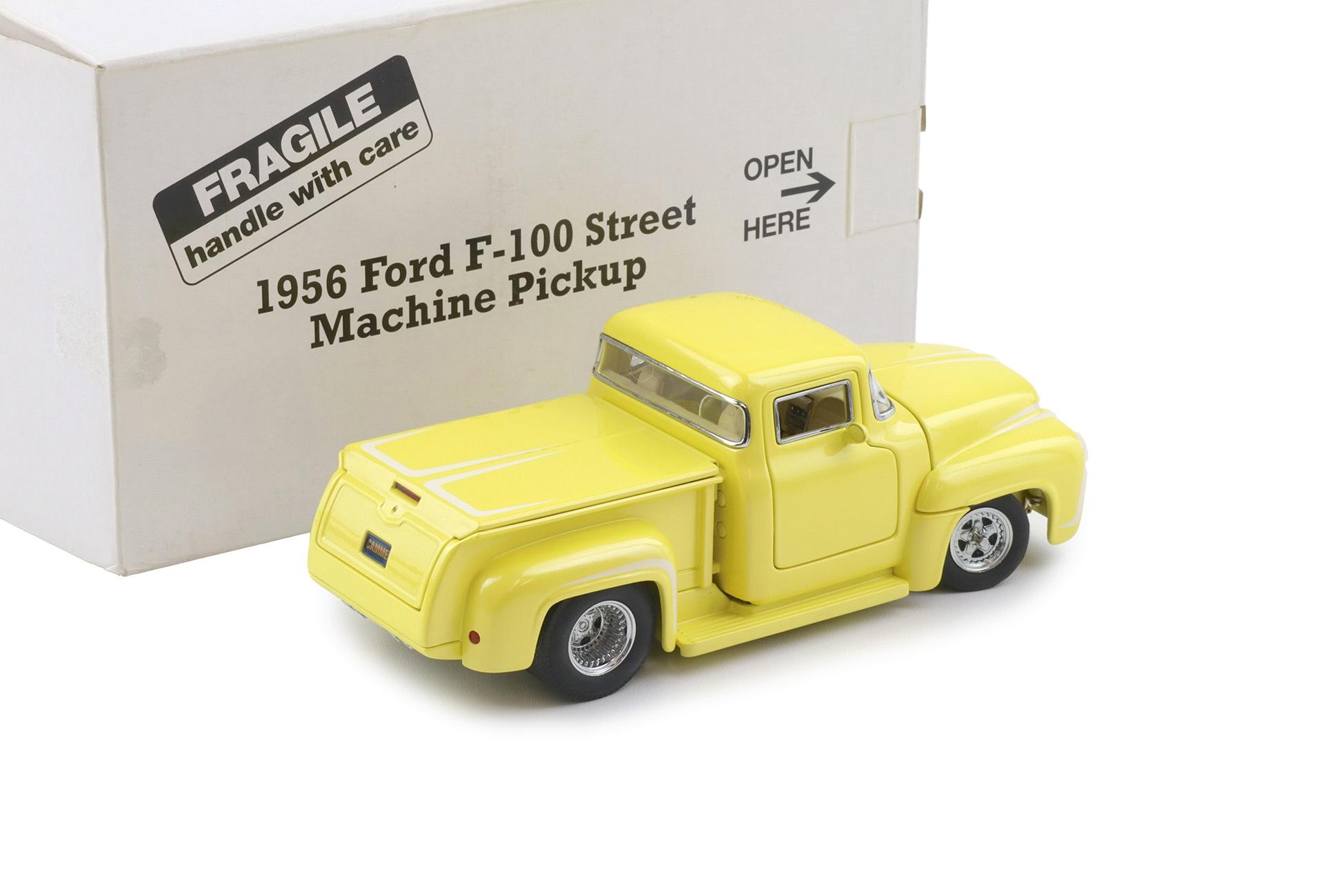 1:24 Danbury Mint 1956 Ford F-100 Street Machine Pickup yellow