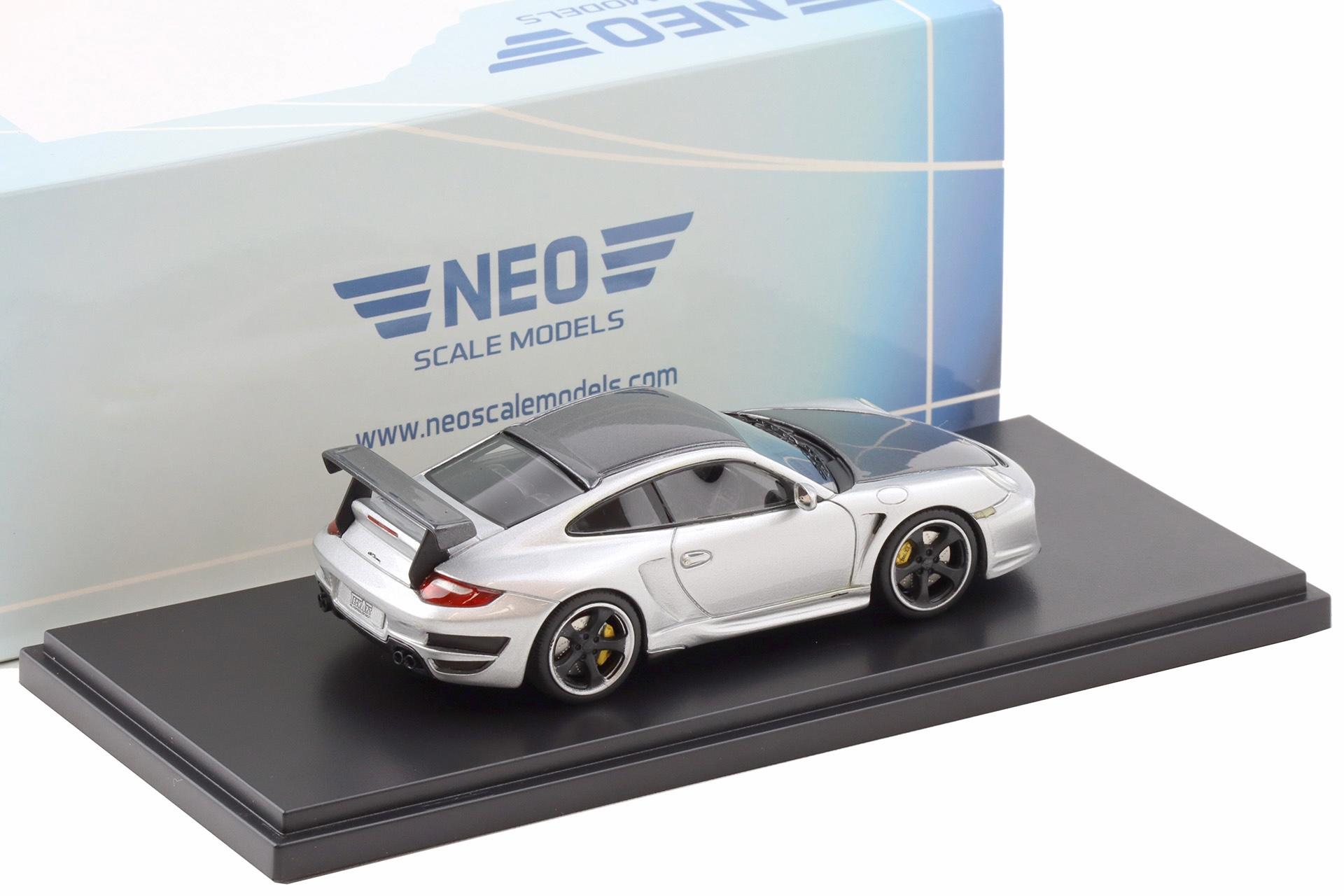 1:43 NEO Porsche 911 997 Techart GT Street R 2009 Coupe silver/grey