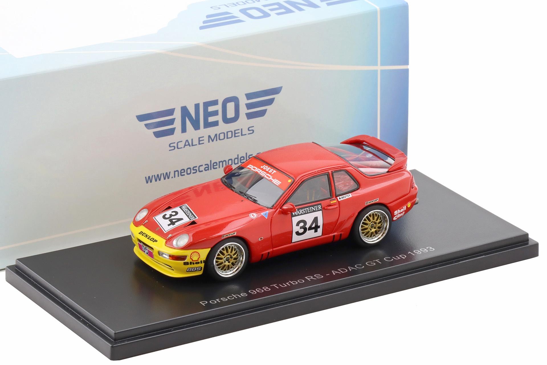 1:43 NEO Porsche 968 Turbo RS ADAC GT Cup 1993 #34 Reuter