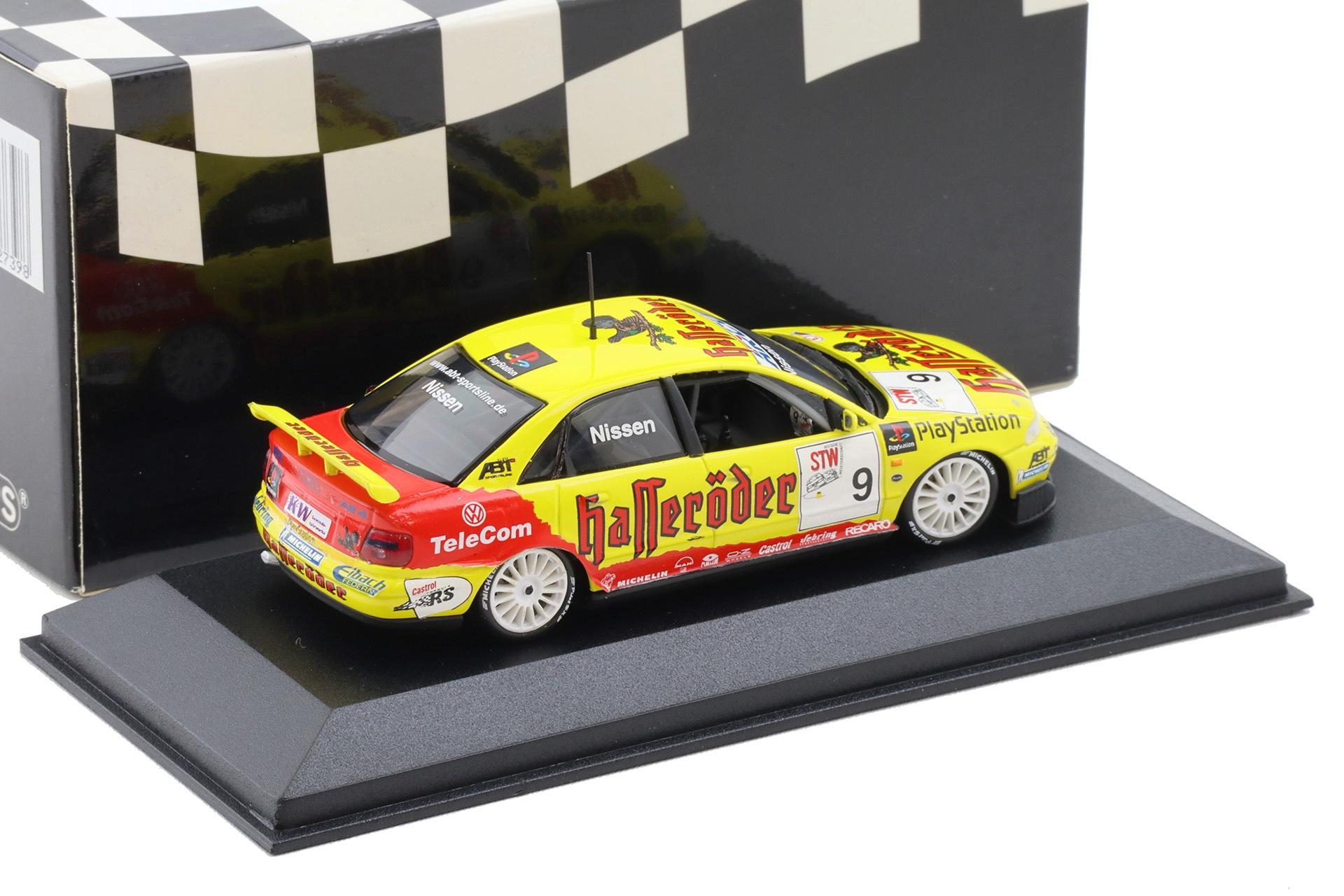 1:43 Minichamps Audi A4 STW 1999 Team ABT K.Nissen #9 Hasseröder