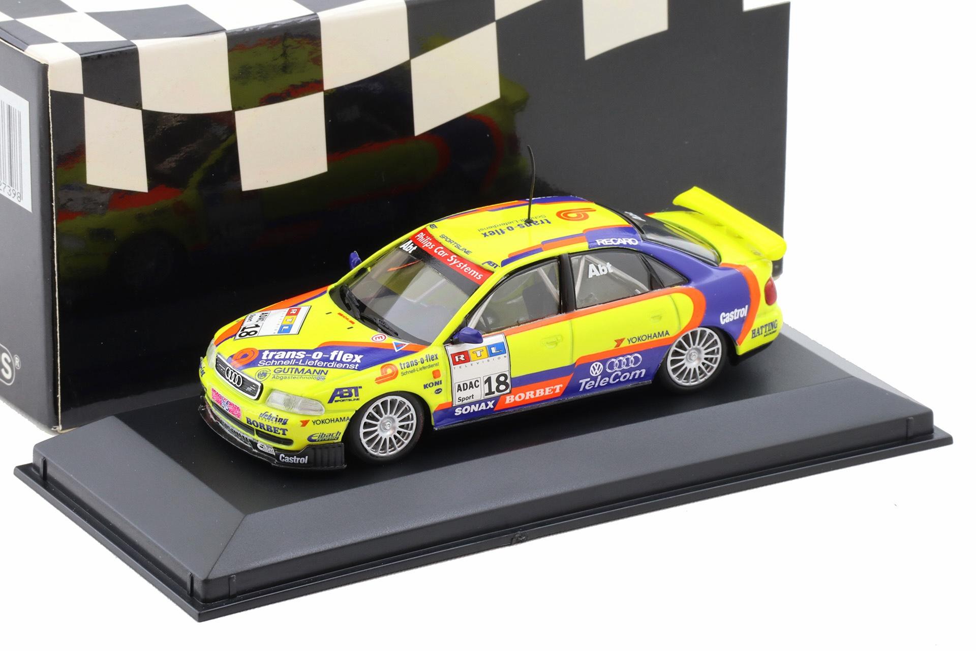 ID 112124 orig.jpg 1:43 Minichamps Audi A4 Quattro STW 1997 Team Abt Ch. Abt #18