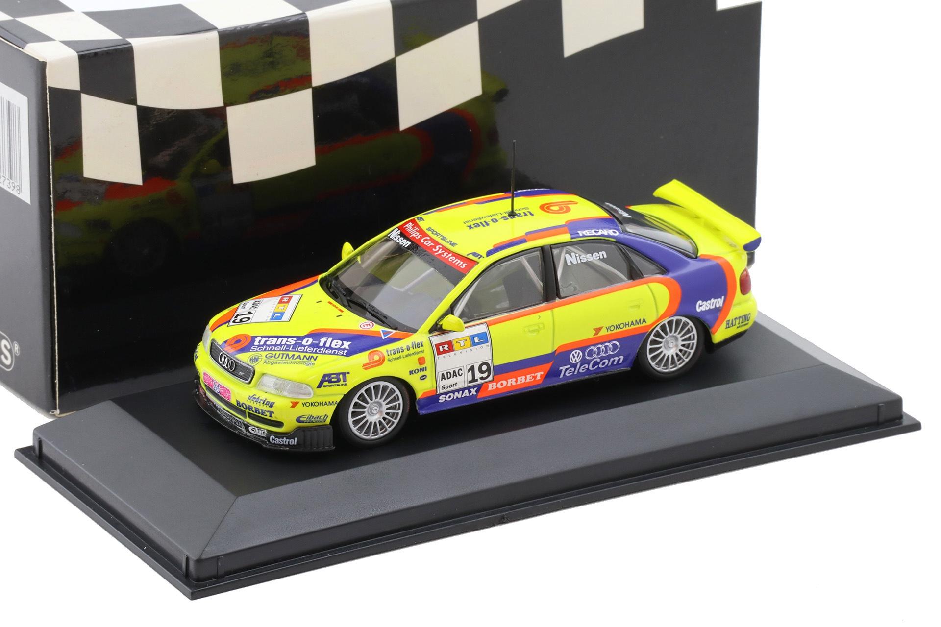 1:43 Minichamps Audi A4 Quattro STW 1997 Team Abt K.Nissen #19