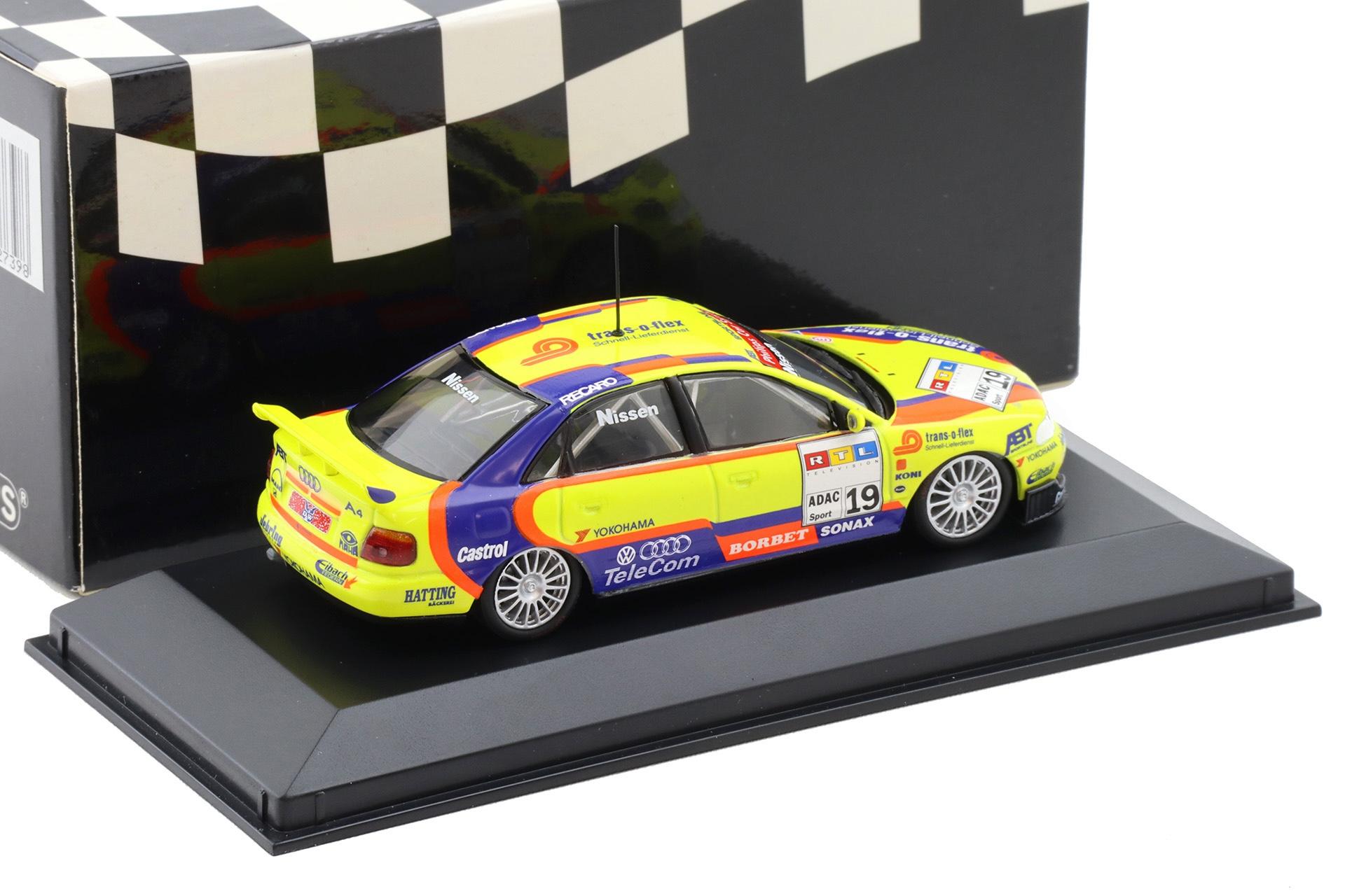 1:43 Minichamps Audi A4 Quattro STW 1997 Team Abt K.Nissen #19