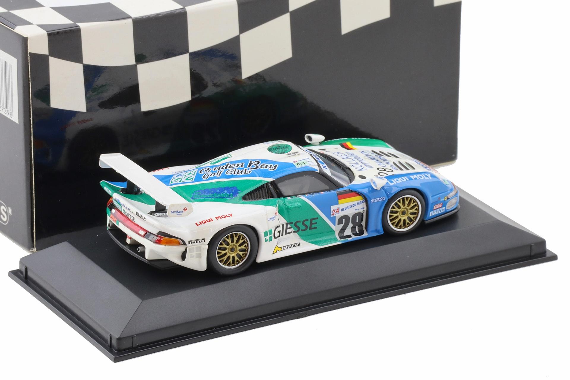 1:43 Minichamps Porsche 911 993 GT1 Le Mans 1997 Konrad Motorsport #28 Konrad/Baldi