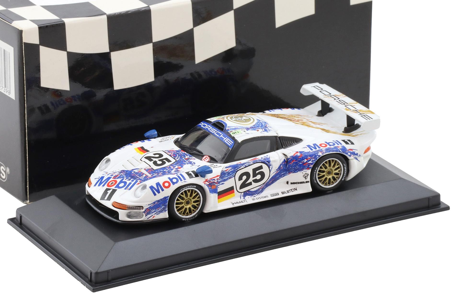 1:43 Minichamps Porsche 911 993 GT1 Le Mans 1996 #25 Stuck/ Boutsen/ Wollek