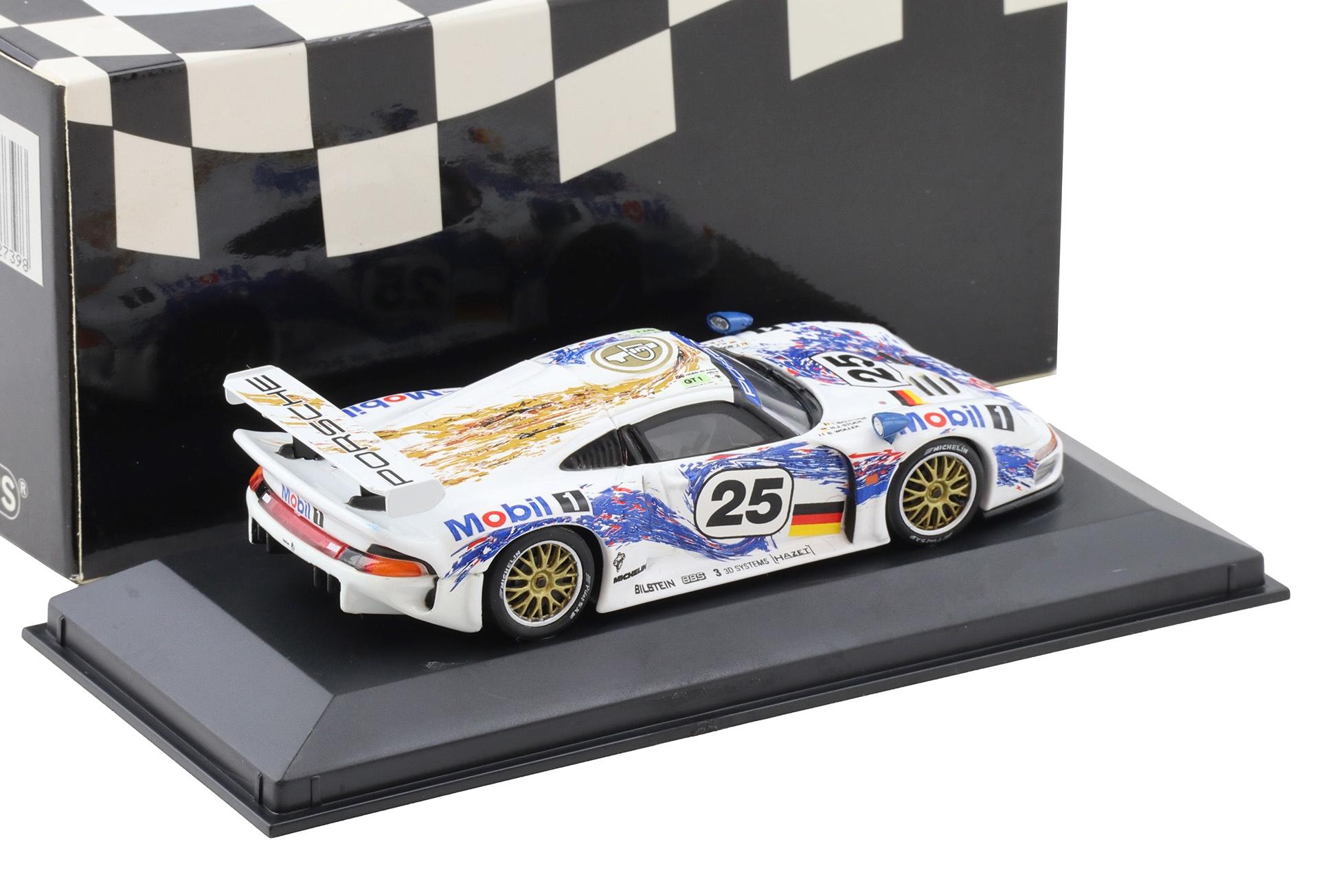 1:43 Minichamps Porsche 911 993 GT1 Le Mans 1996 #25 Stuck/ Boutsen/ Wollek