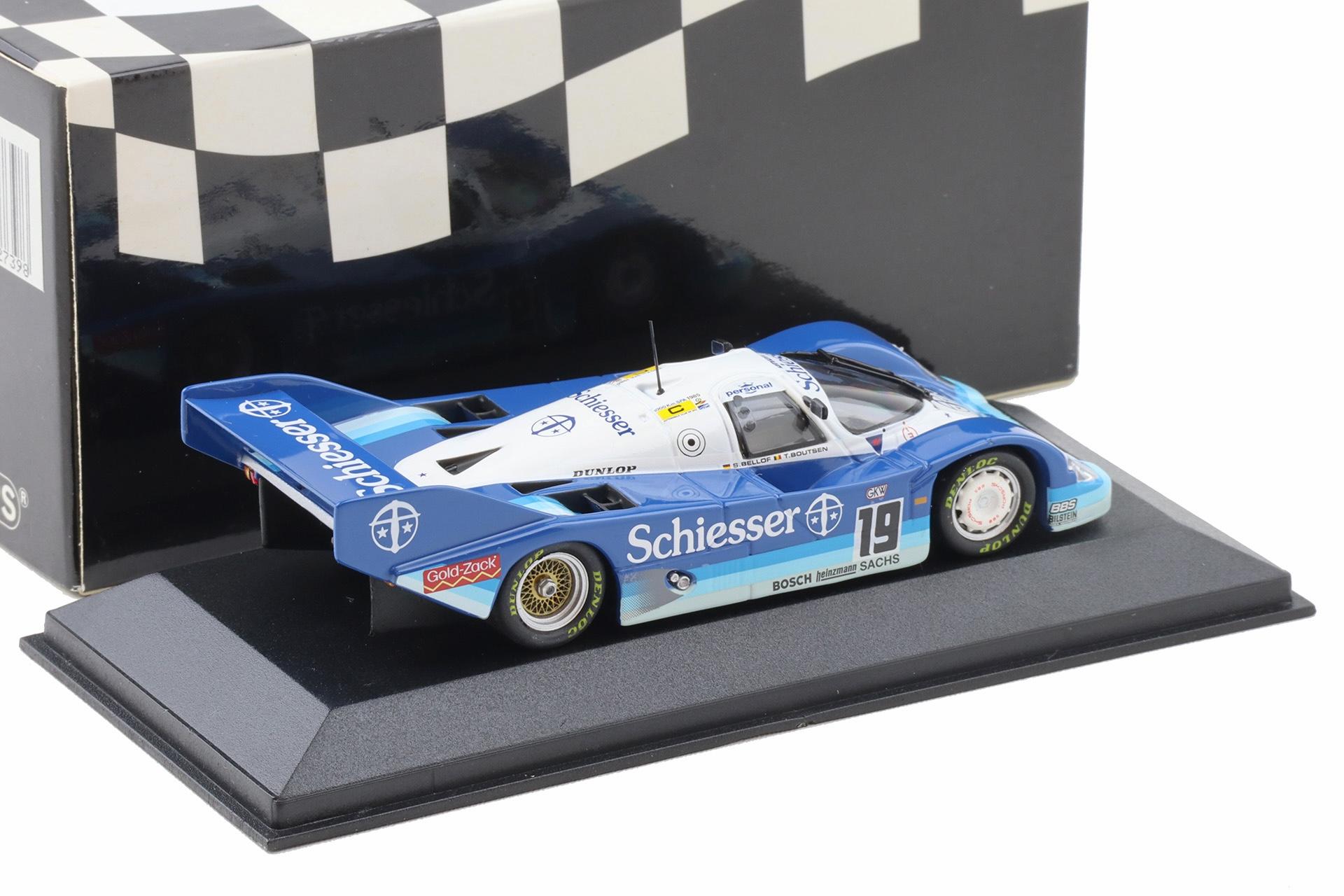 1:43 Minichamps Porsche 956 K 1985 Schiesser Bellof/ Boutsen #19