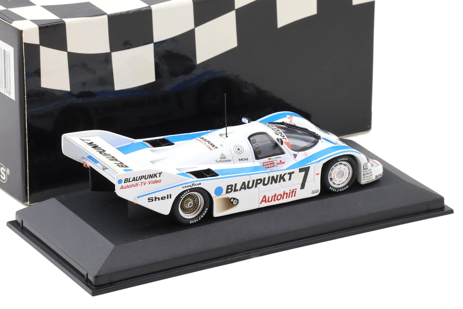 1:43 Minichamps Porsche 956K Joest Racing Norisring 200 Miles 1986 Winner Ludwig #7