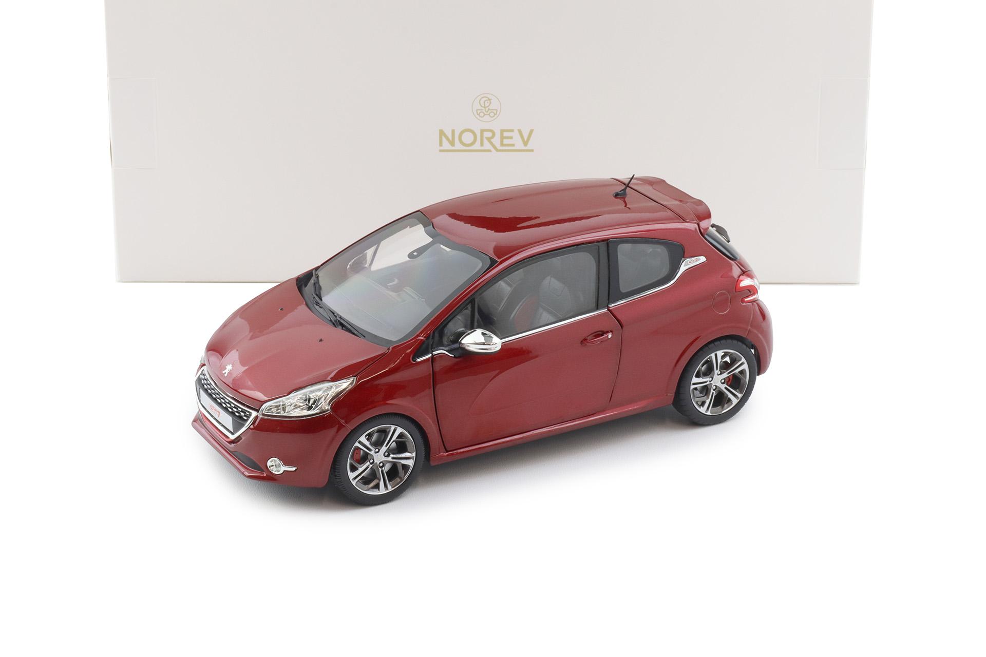 1:18 Norev Peugeot 208 GTi 2013 Rubis red metallic