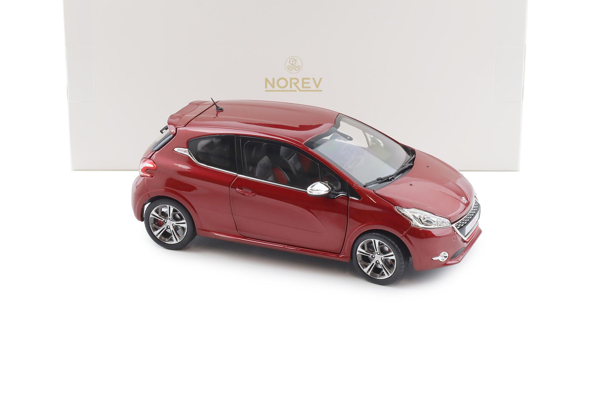 1:18 Norev Peugeot 208 GTi 2013 Rubis red metallic