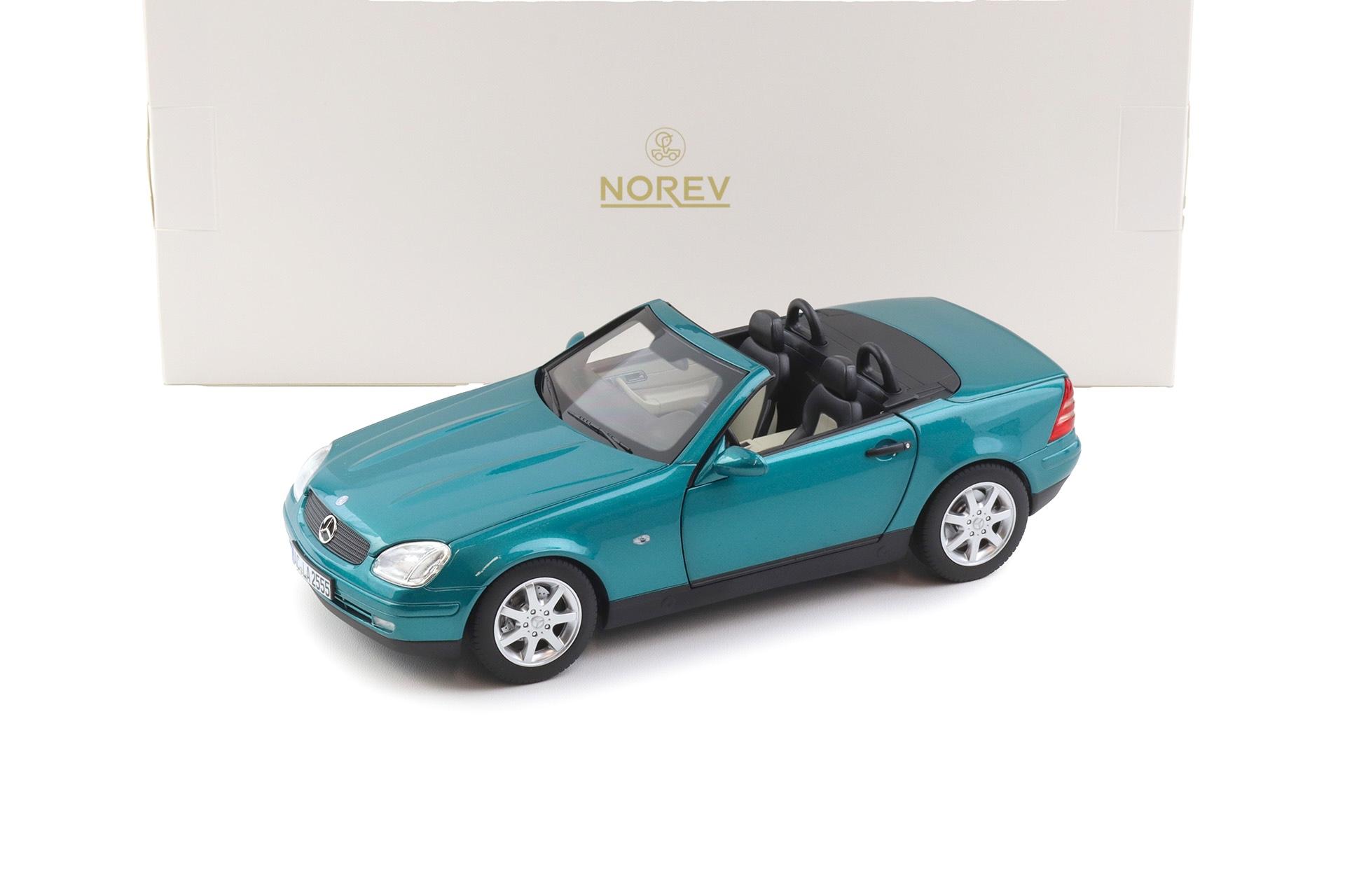 1:18 Norev Mercedes SLK Roadster R170 Vivianit green metallic 1996
