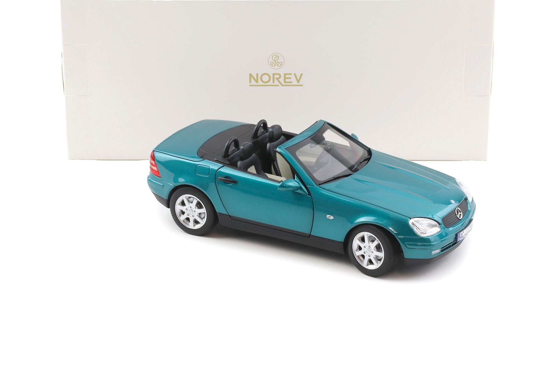 1:18 Norev Mercedes SLK Roadster R170 Vivianit green metallic 1996