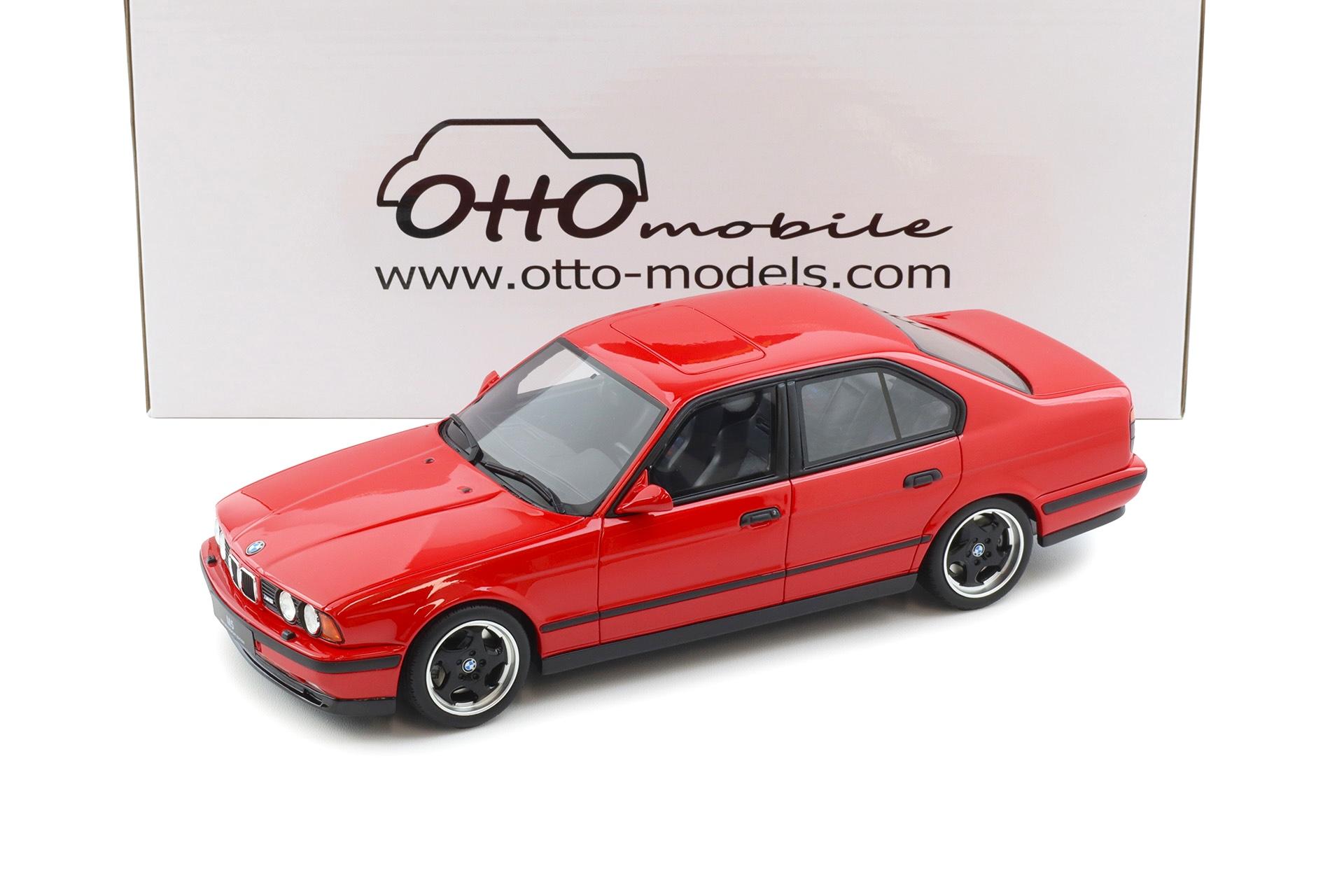 1:18 OTTO mobile OT1247 BMW M5 E34 Limousine 20th Anniversary Mugello red 1992