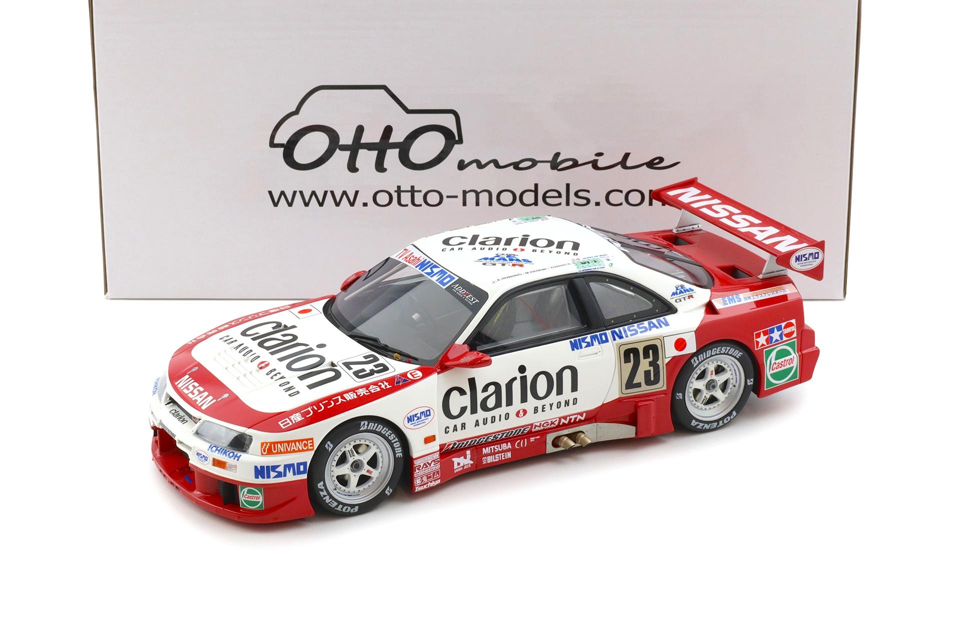1:18 OTTO mobile OT1232 Nissan Skyline R33 GT-R Nismo LM #23 Clarion 1996