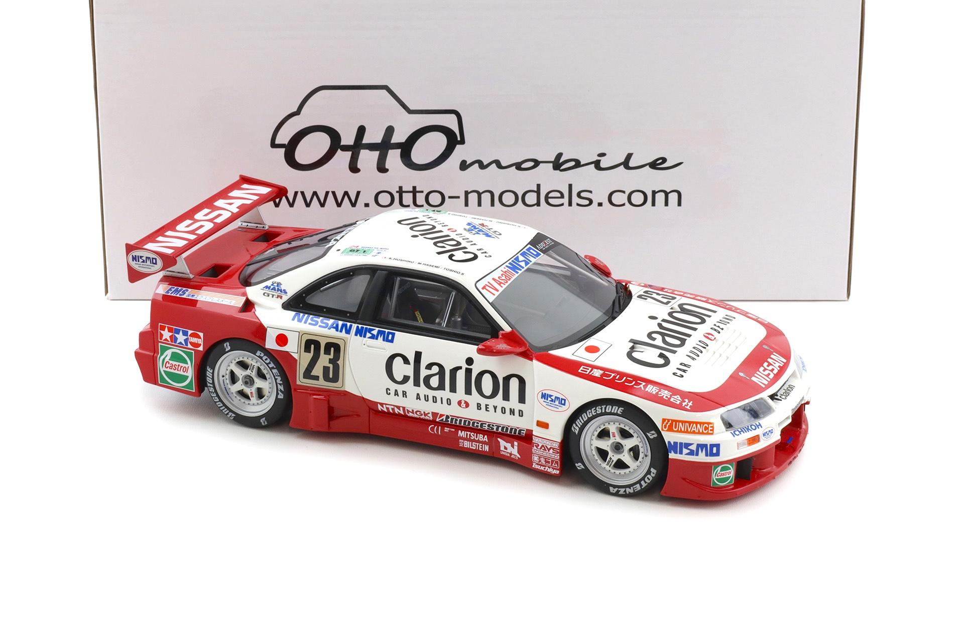 1:18 OTTO mobile OT1232 Nissan Skyline R33 GT-R Nismo LM #23 Clarion 1996