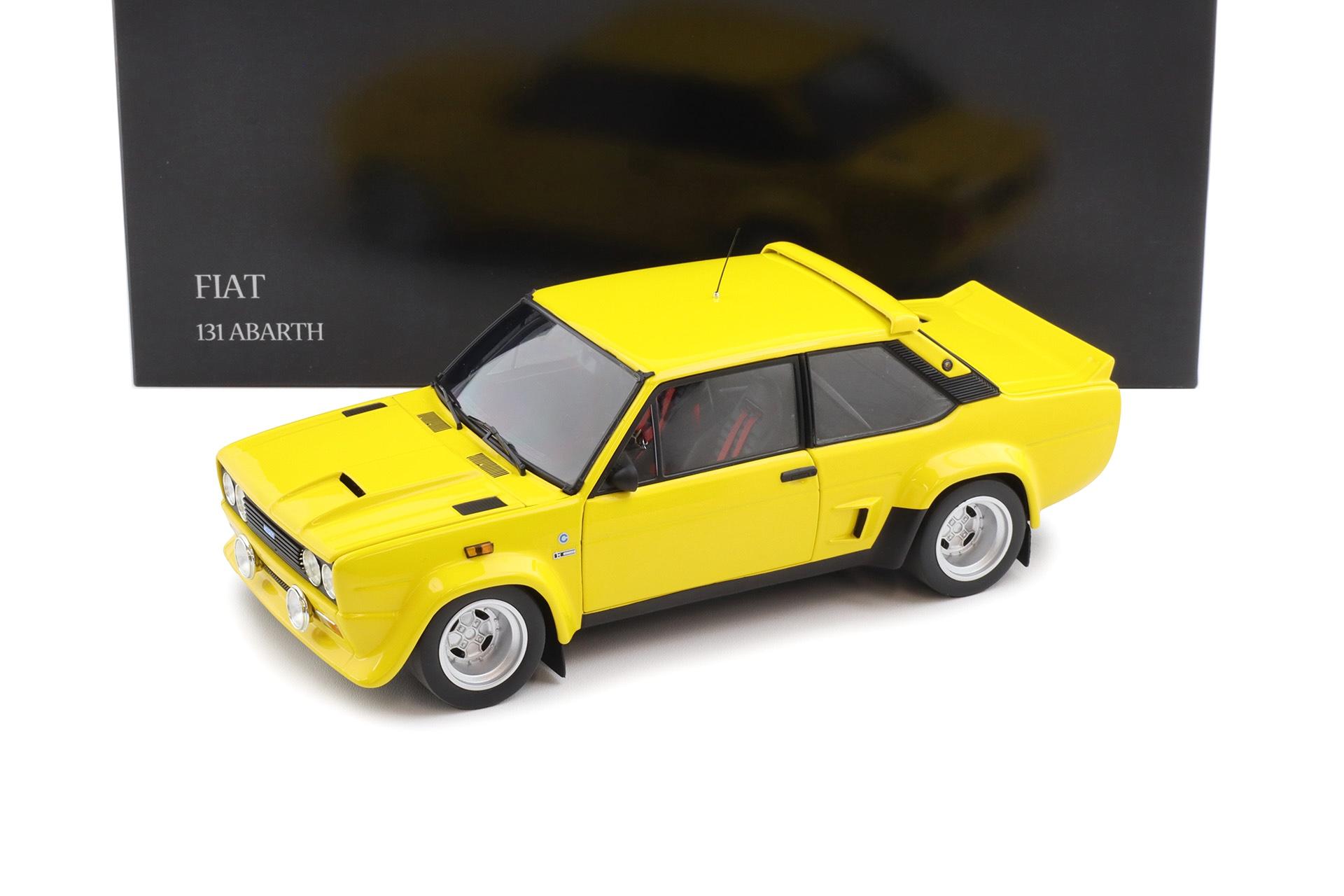 1:18 Kyosho Fiat 131 Abarth Stradale 1974 yellow 08376Y