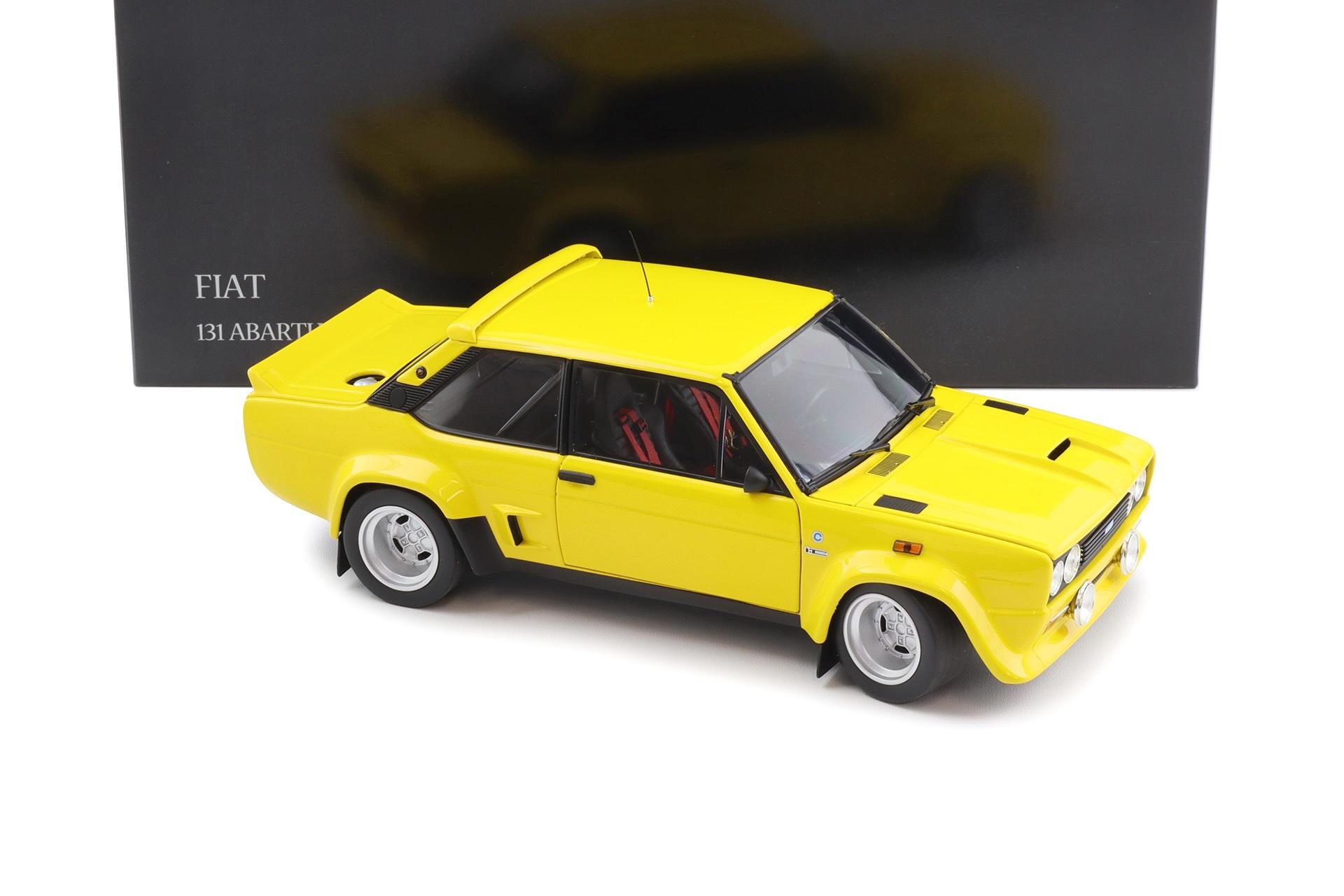 1:18 Kyosho Fiat 131 Abarth Stradale 1974 yellow 08376Y