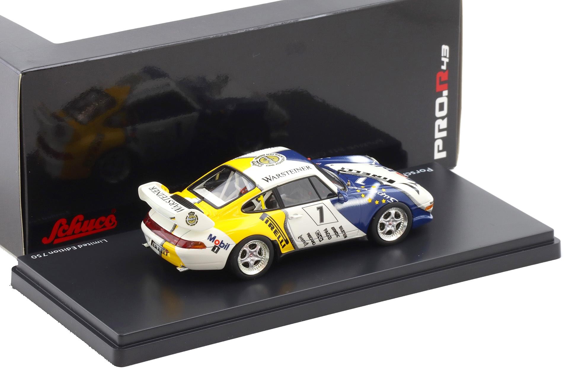 1:43 Schuco PRO.R43 Porsche 911 993 Cup Supercup #1 VIP 1996