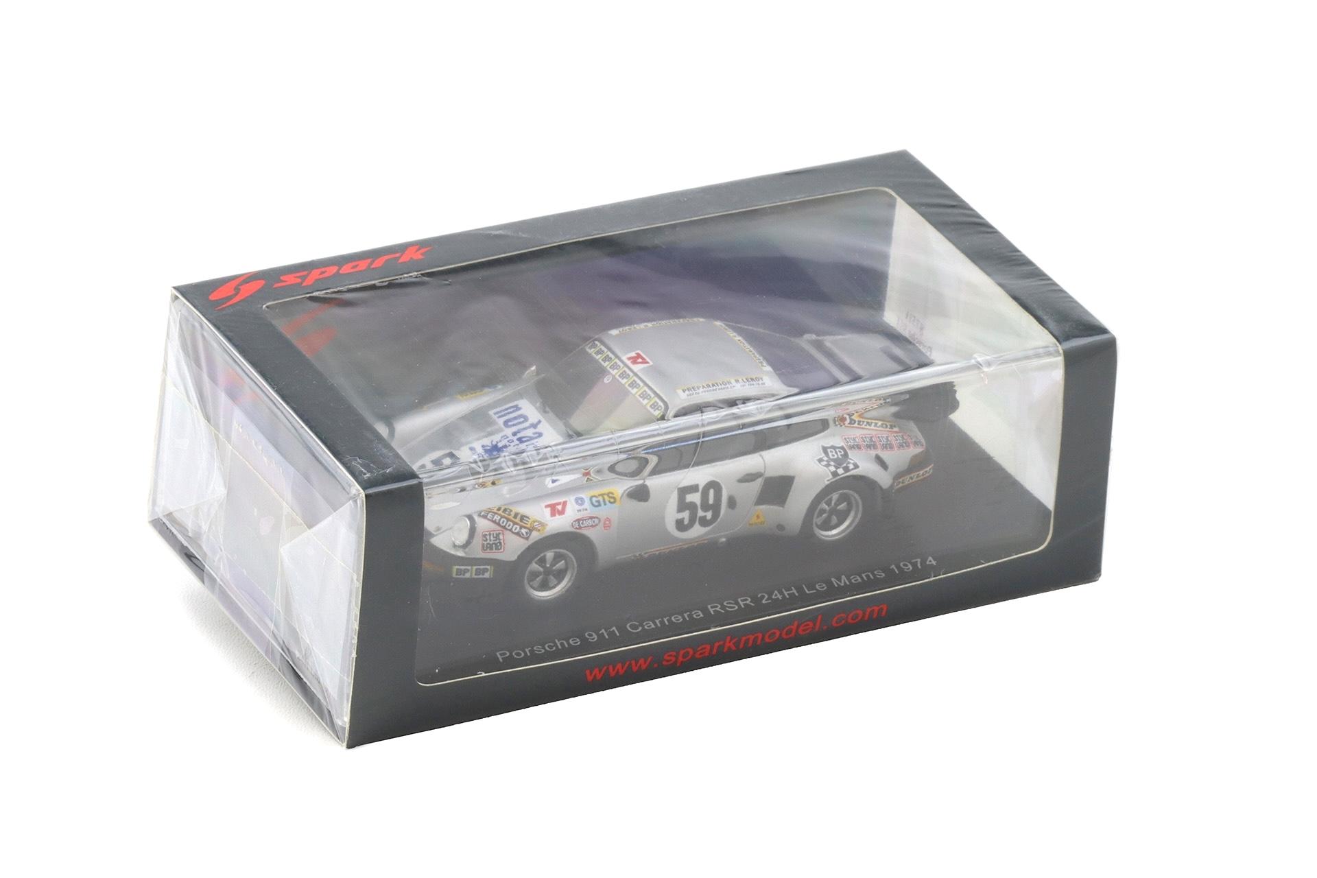 1:43 Spark Porsche 911 Carrera RSR 24h Le Mans 1974 Mauroy/Verney/Renier #59