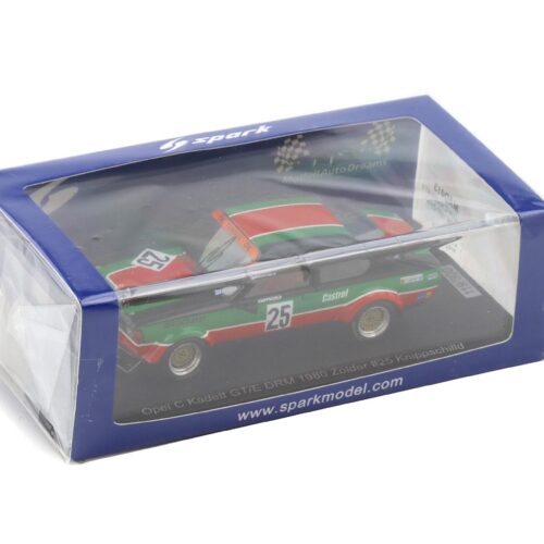1:43 Spark Opel Kadett C GT/E Coupe DRM 1980 Zolder #25 Knippschild Castrol