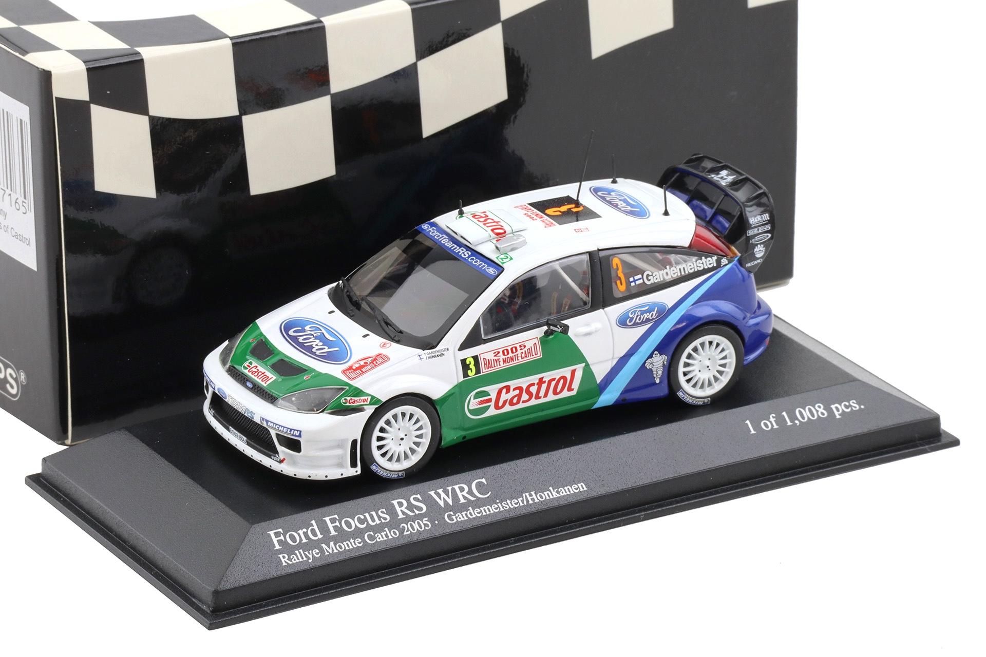 1:43 Minichamps Ford Focus RS WRC Rallye Monte Carlo 2005 Gardemeister/ Honkanen #3