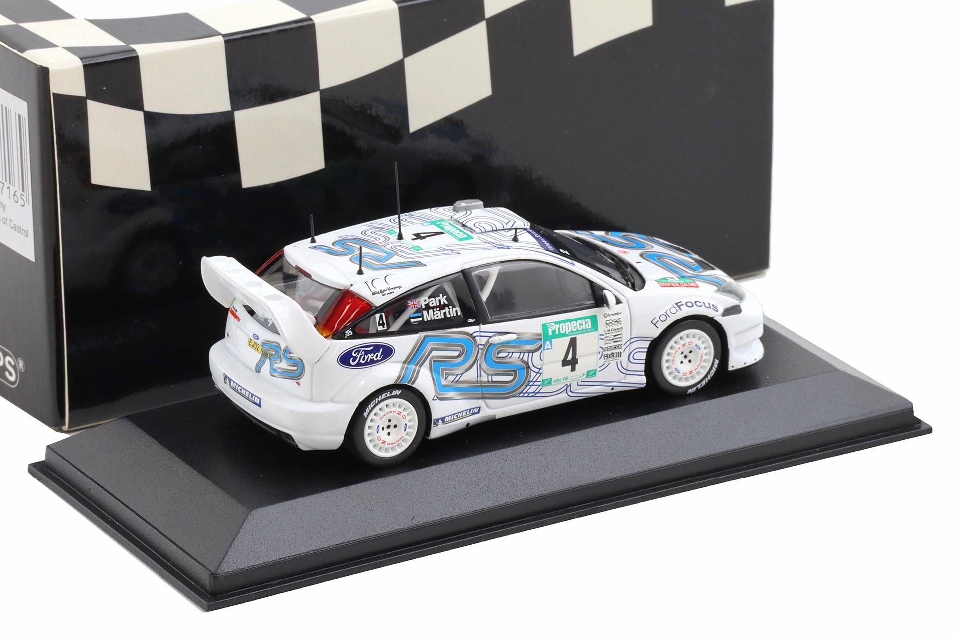 1:43 Minichamps Ford Focus RS WRC Rally New Zealand 2003 Märtin/Park #4
