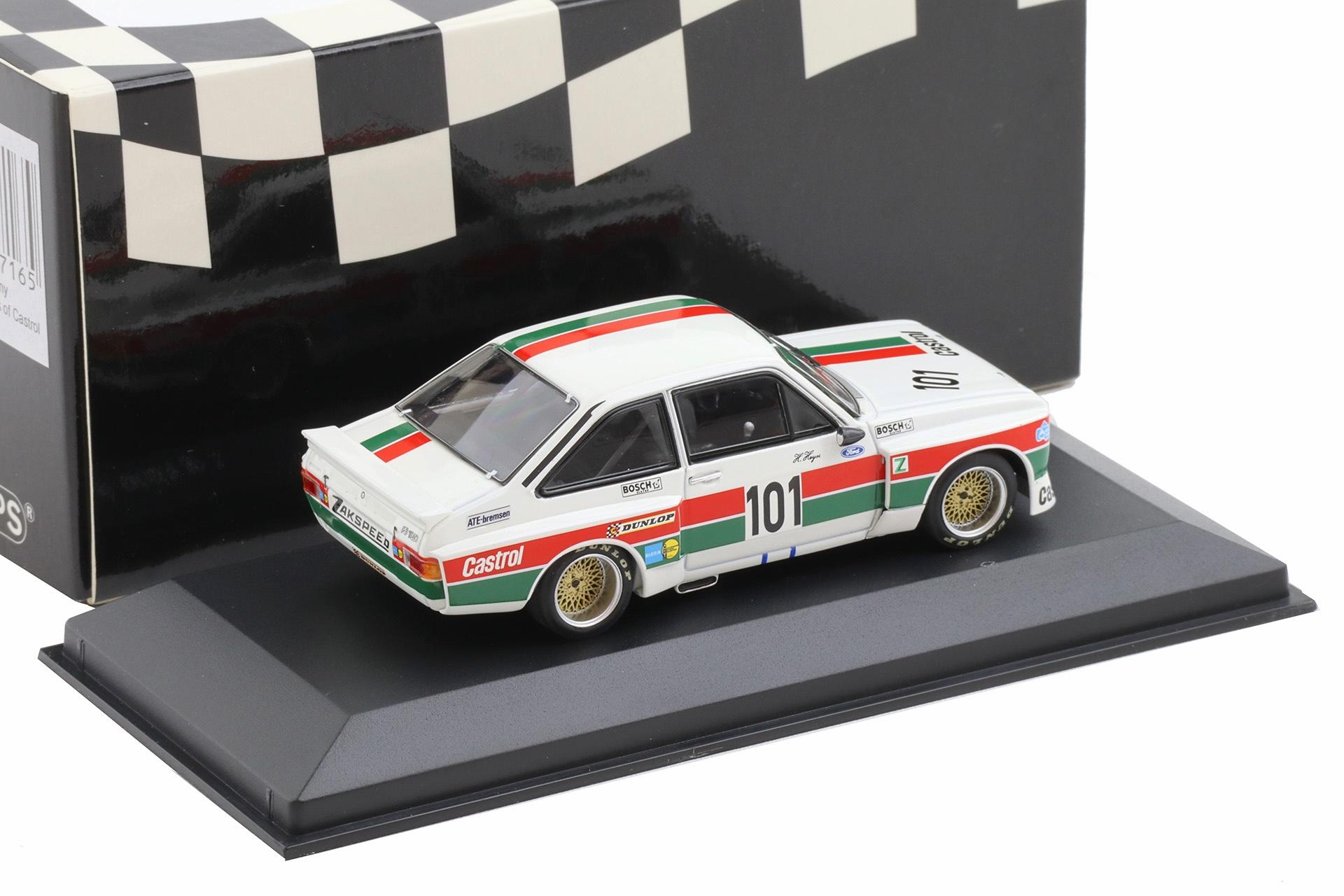 1:43 Minichamps Ford Escort II RS 1800 DRM Hockenheim 1975 Class Winner Heyer #101