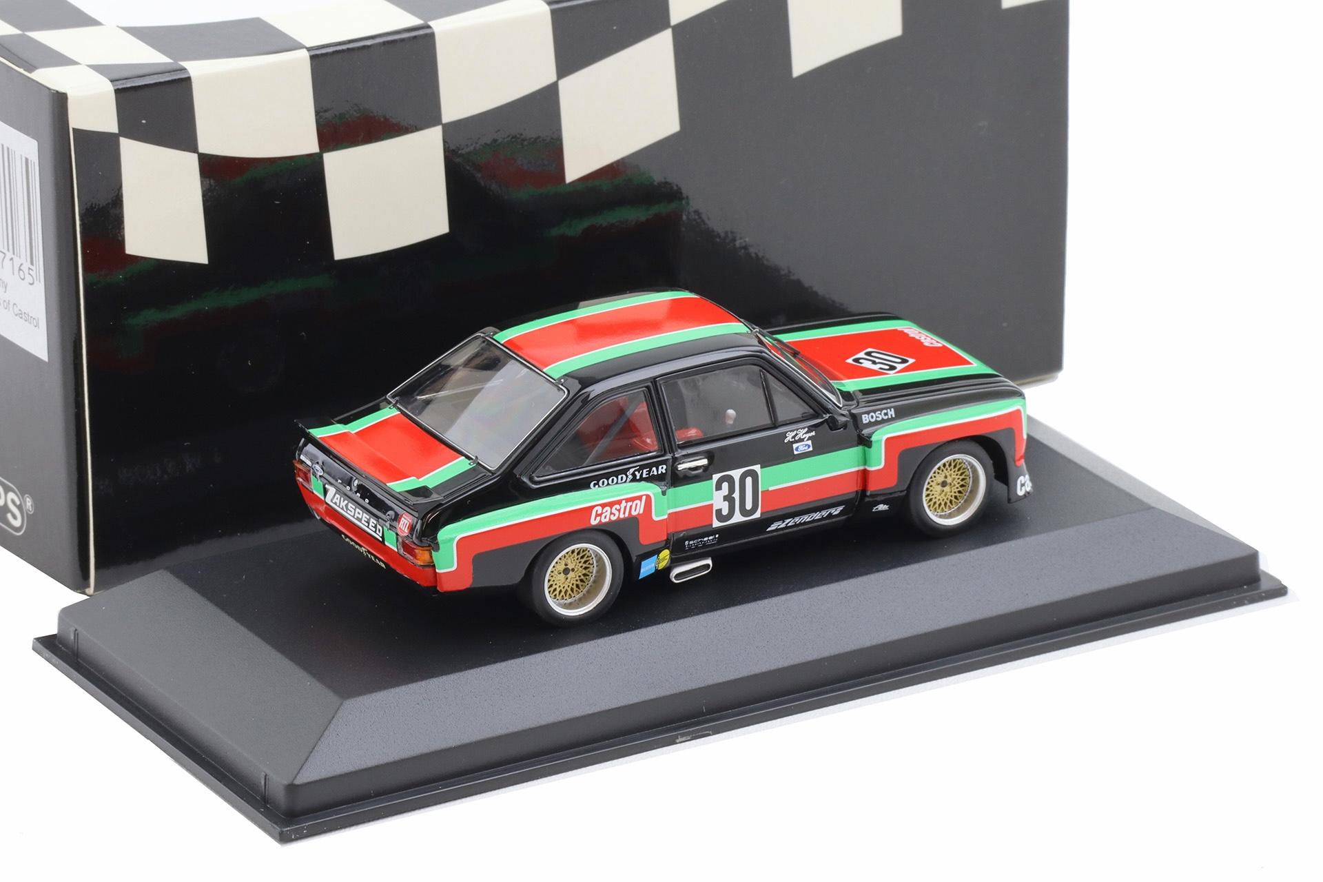 1:43 Minichamps Ford Escort II RS 1800 DRM Mainz Finthen 1976 Class Winner Heyer #30