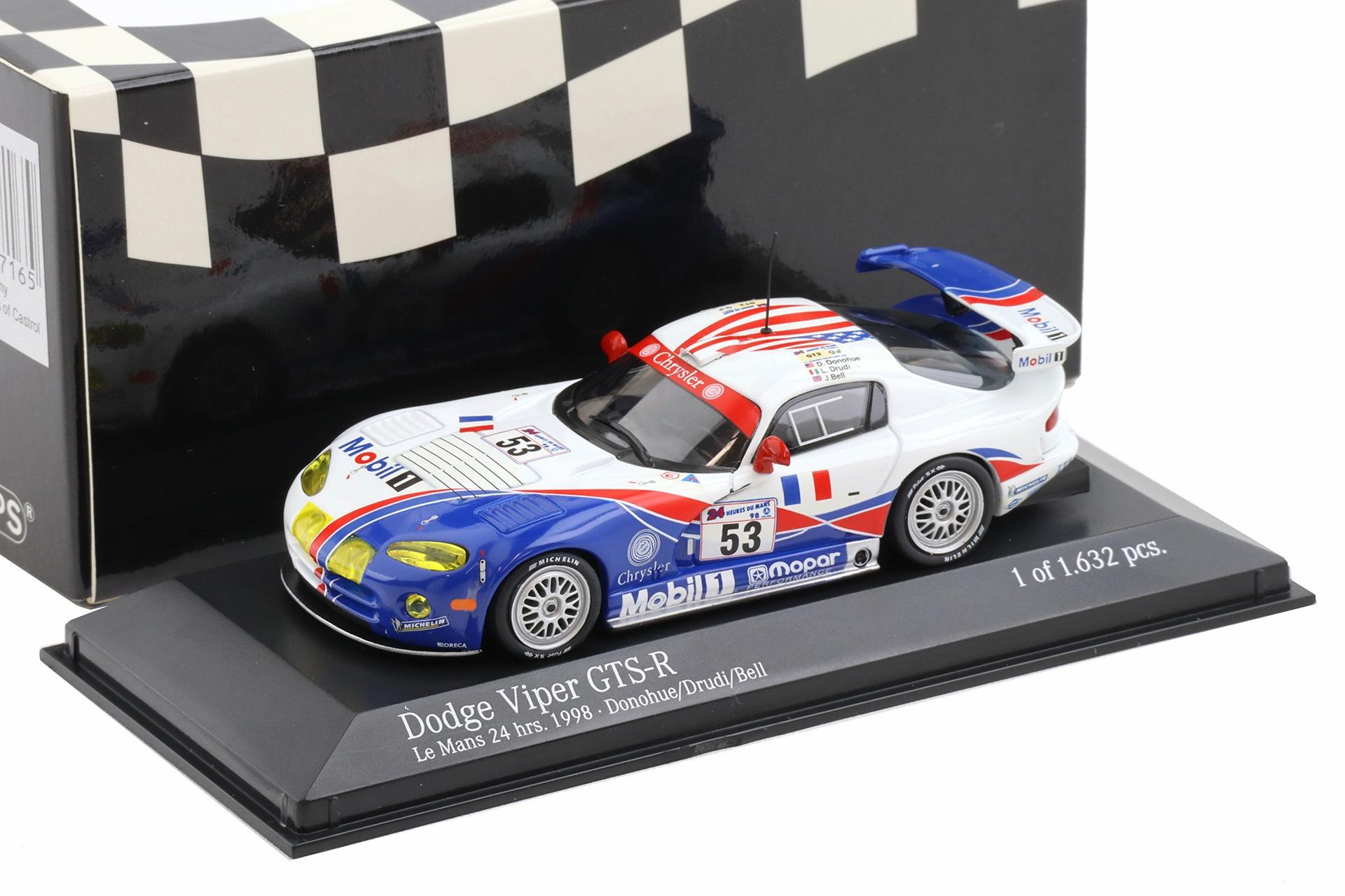 1:43 Minichamps Dodge Viper GTS-R Winner GT2 Le Mans 1998 #53 Team Oreca