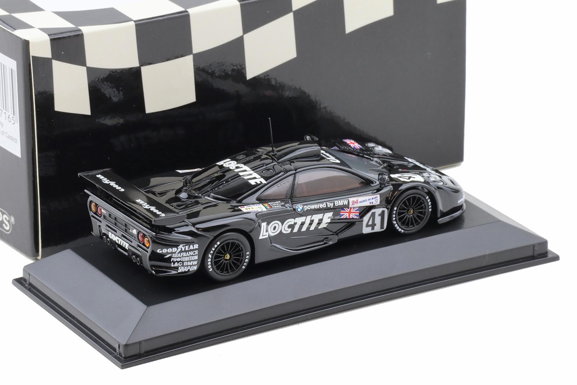 1:43 Minichamps McLaren F1 GTR Le Mans 1998 Team Davidoff/ Loctite #41