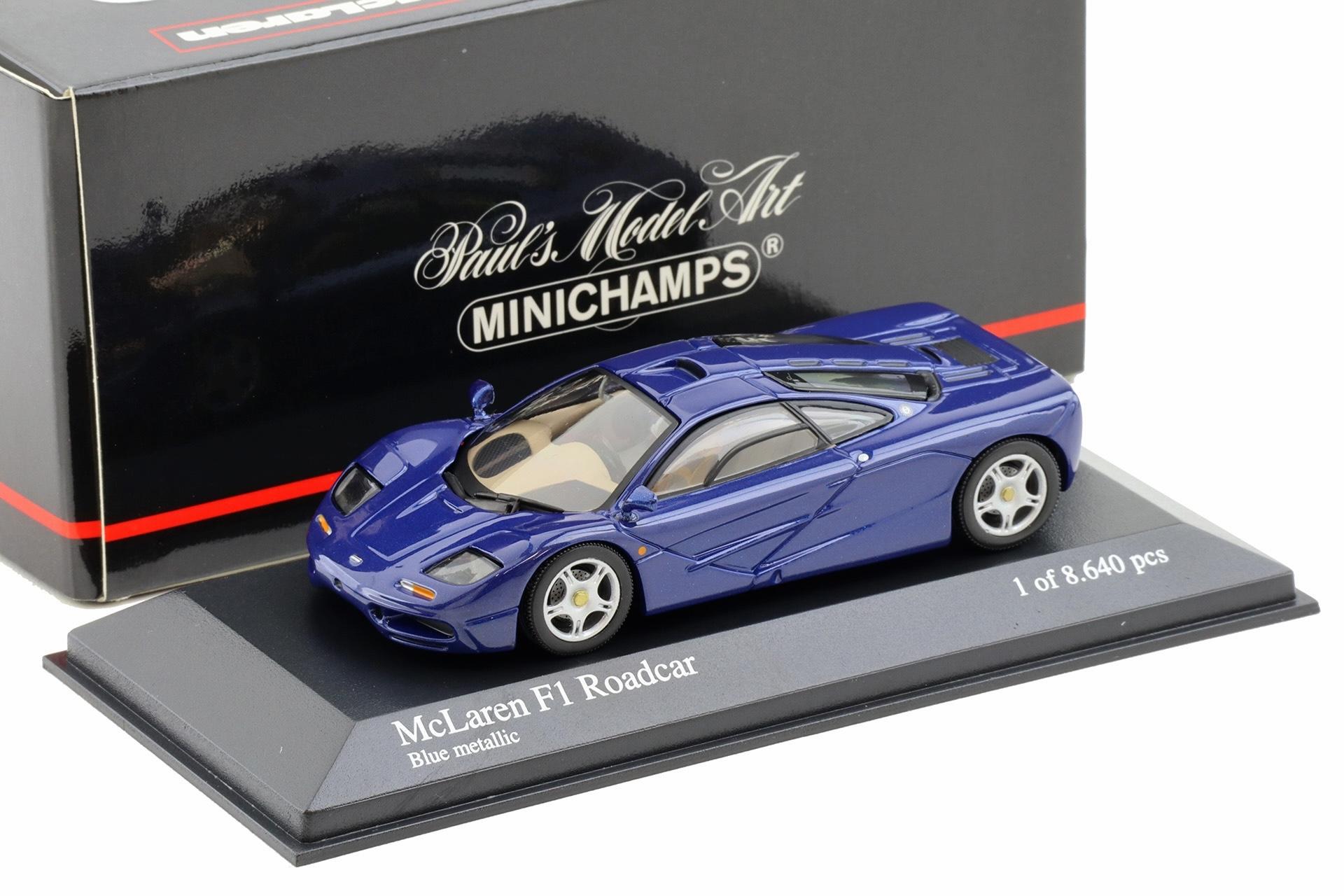 1:43 Minichamps McLaren F1 Road Car 1993 blue metallic